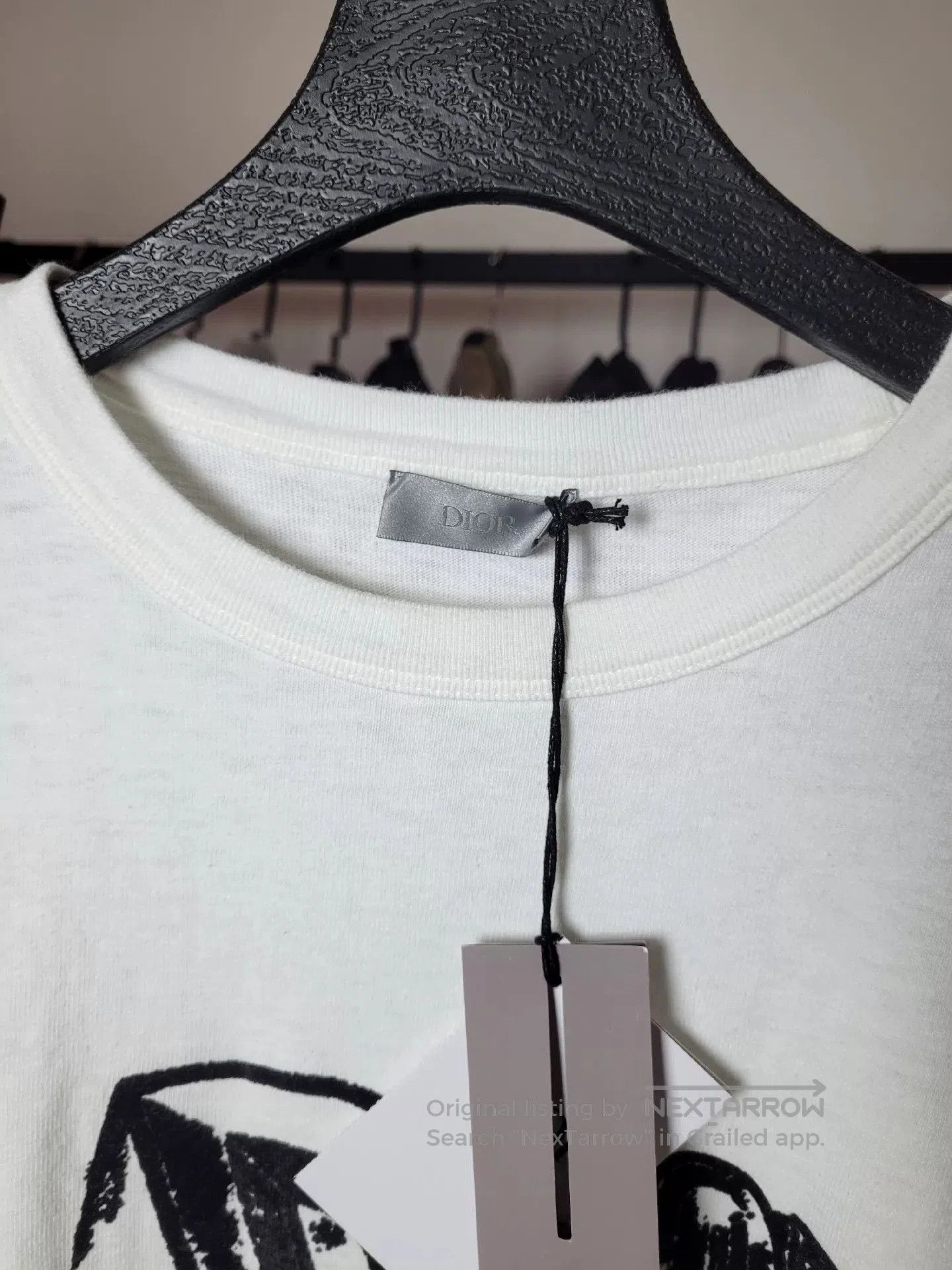 Dior Dior Logo Print Velour T. Size L / US 10 / IT 46 - 3 Thumbnail