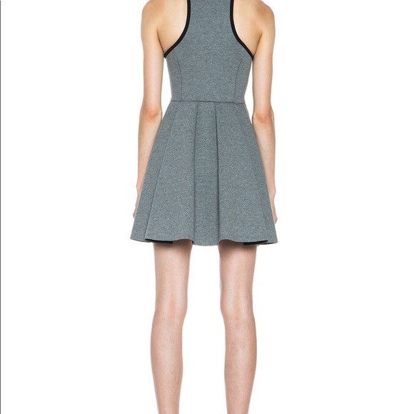 Alexander Wang × T by Alexander Wang T by Alexander Wang grey neopren zip dress Size M / US 6-8 / IT 42-44 - 8 Thumbnail