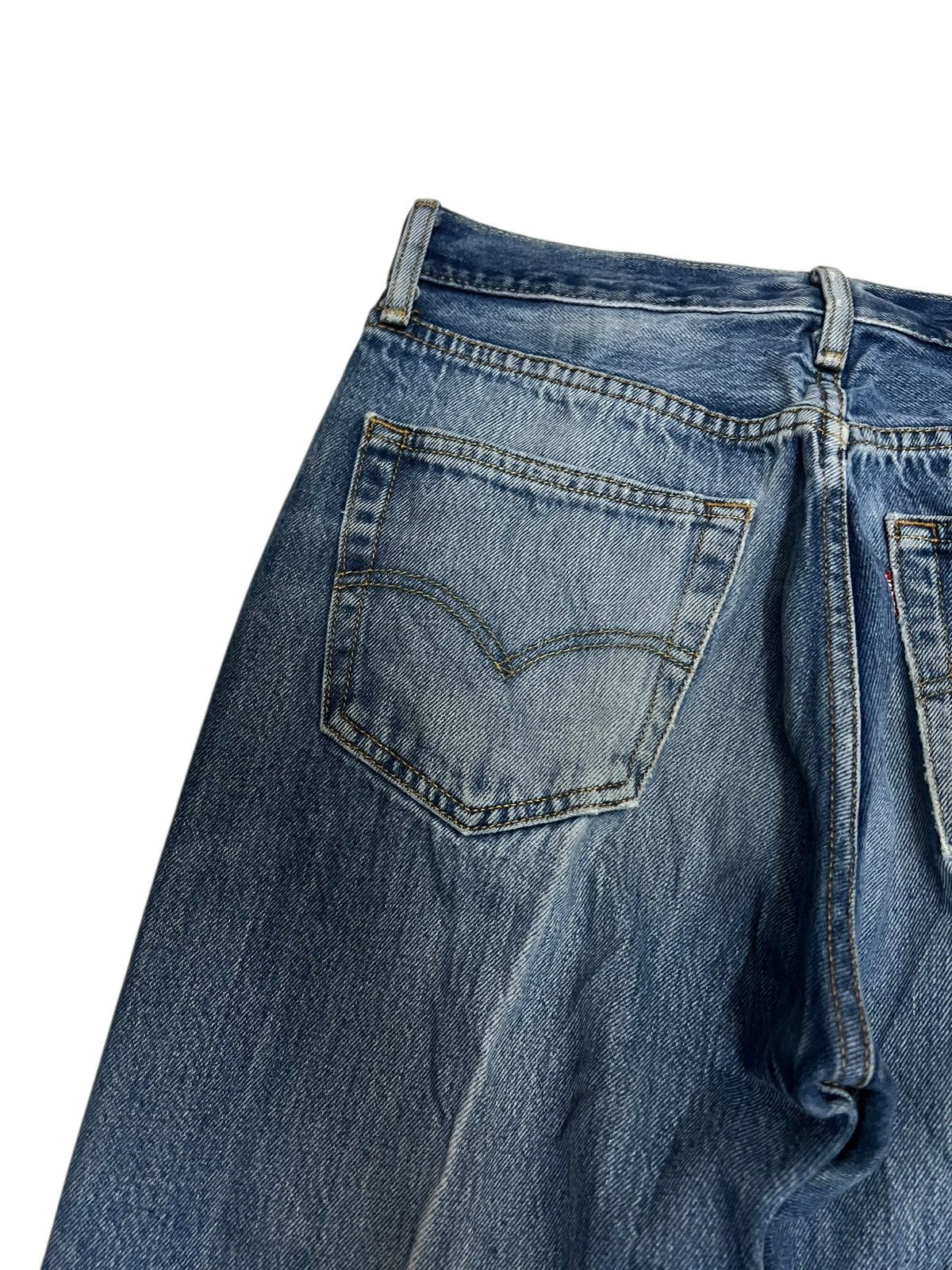 Levi's Vintage Levis 501 Distressed Mud Wash Jean Rare Size US 29 - 13 Thumbnail