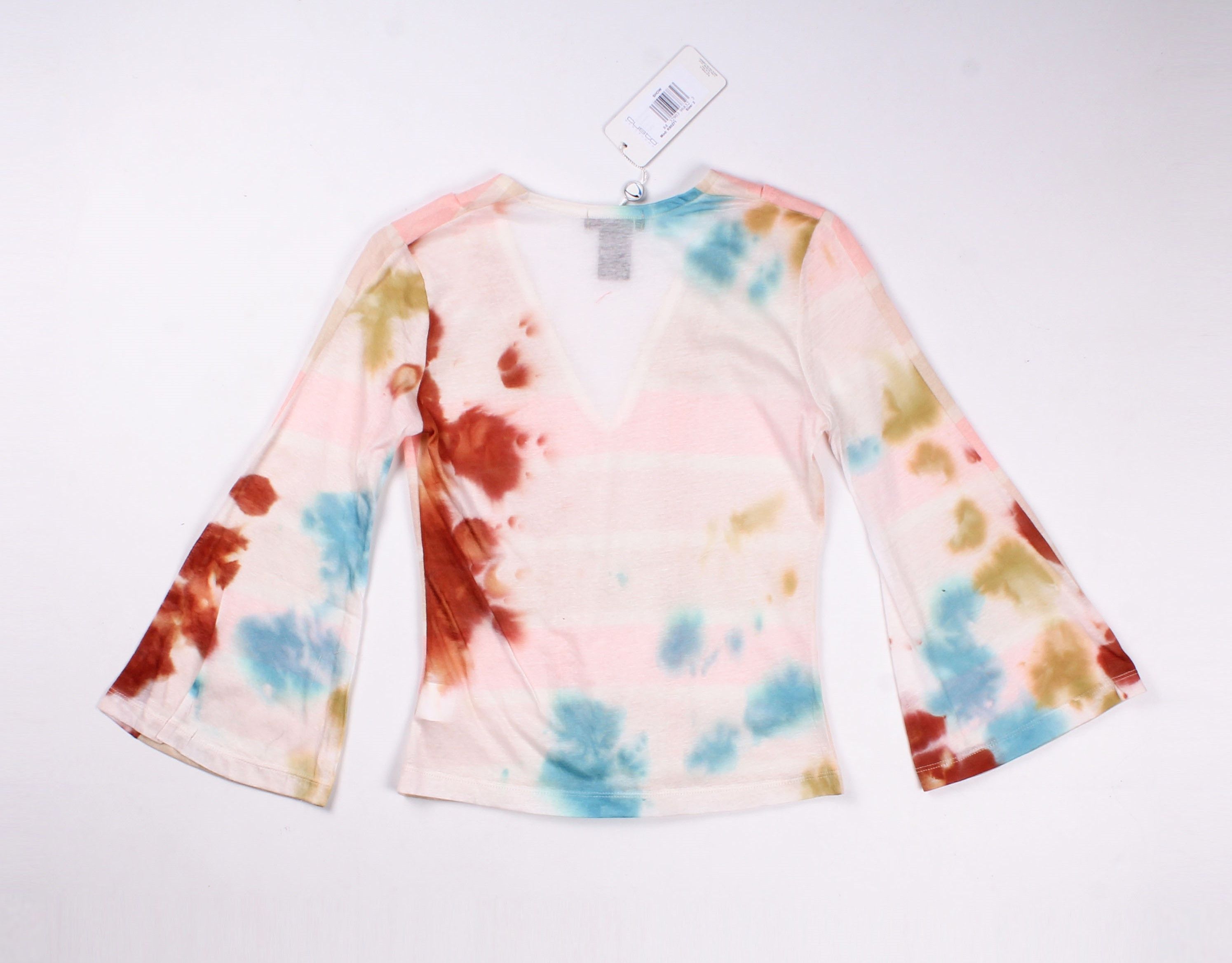 Custo Barcelona × Vintage Vintage Custo Barcelona Fairy Tie Dye Y2K V-Neck Top Size S / US 4 / IT 40 - 10 Thumbnail