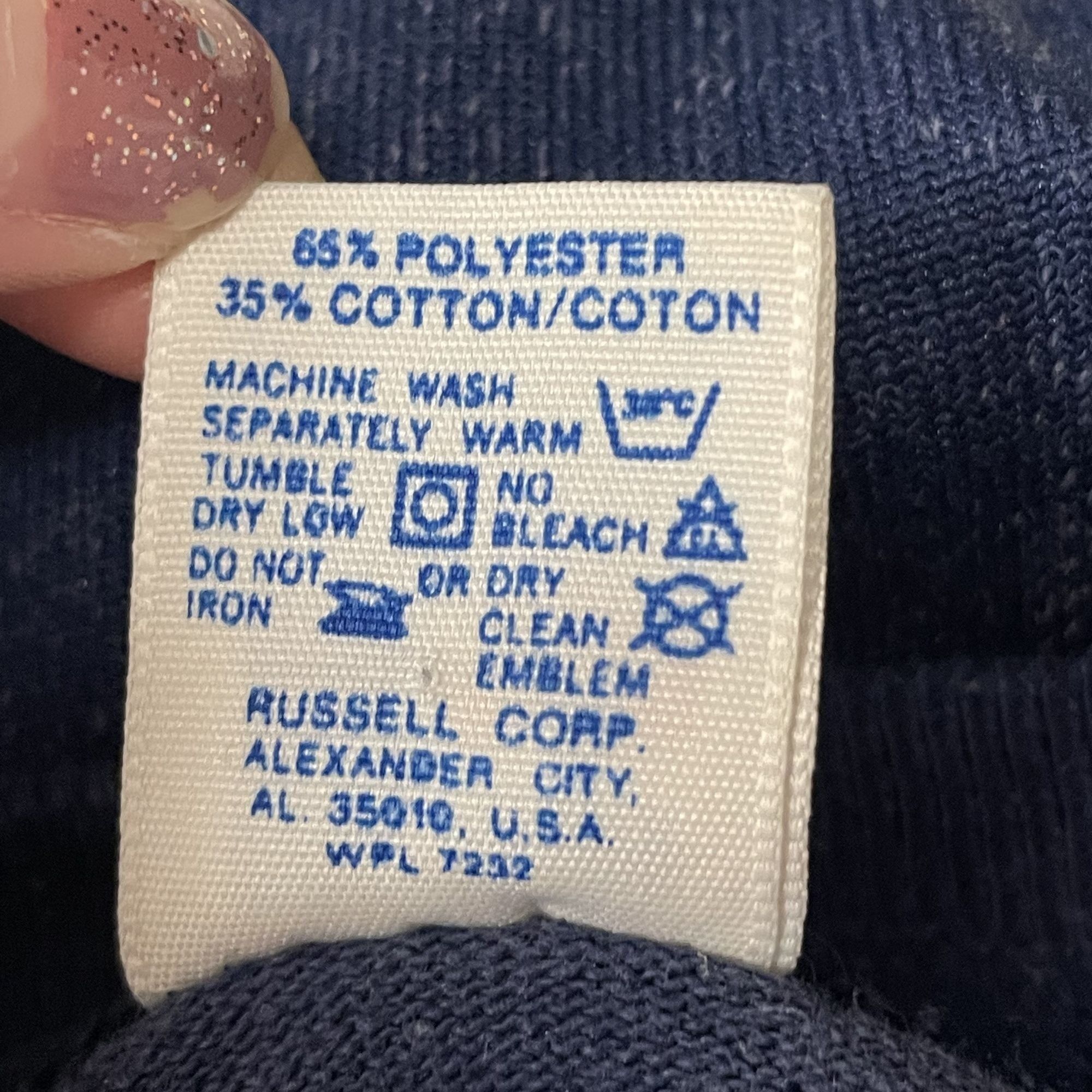 Russell Athletic Vtg Russell Athletic Heather Blue Workout Gym Sweatshirt Size US XL / EU 56 / 4 - 6 Thumbnail