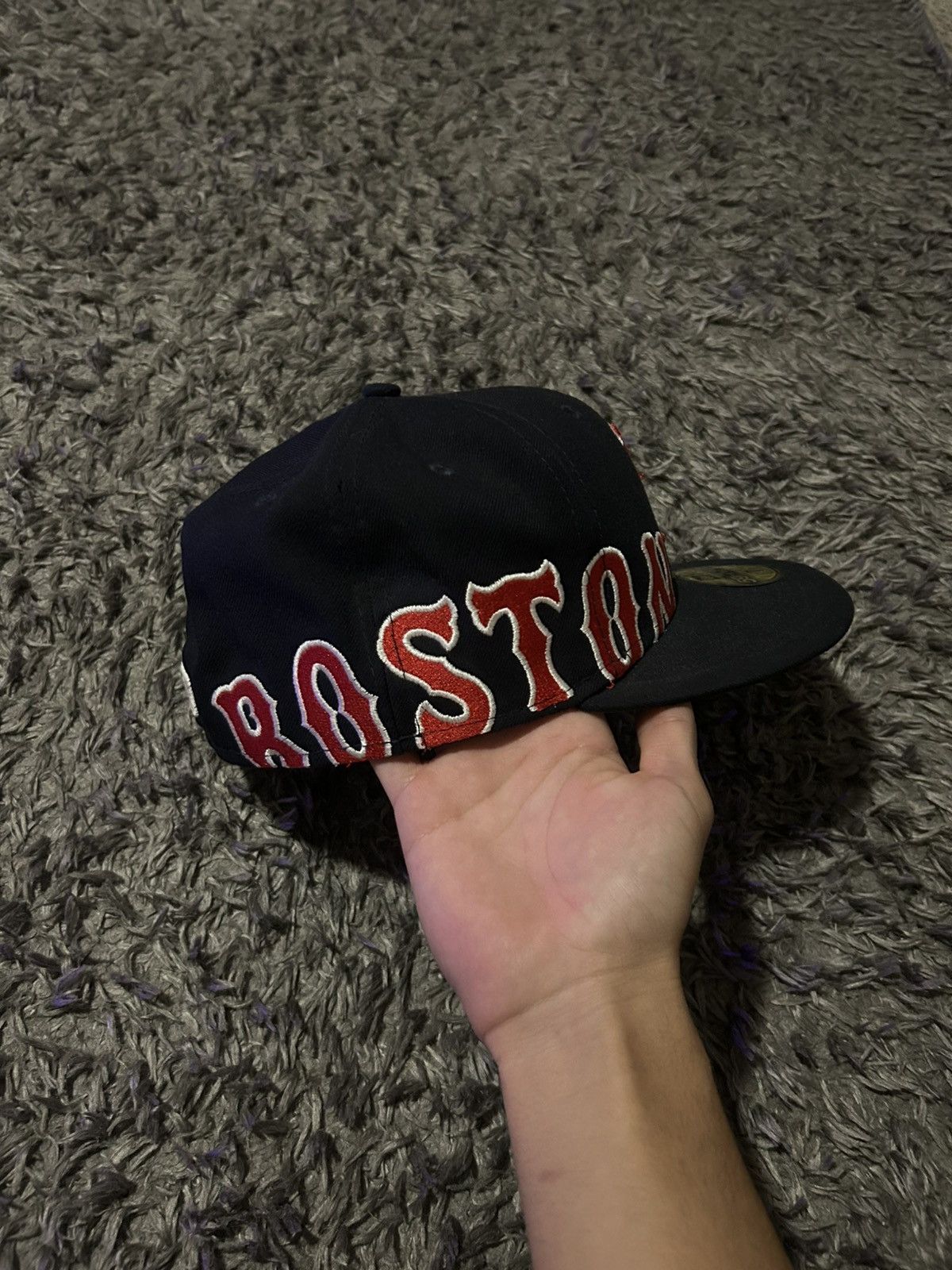 Other MLB BOSTON NEW ERA HAT SIZE 7/3/8 Size ONE SIZE - 3 Thumbnail
