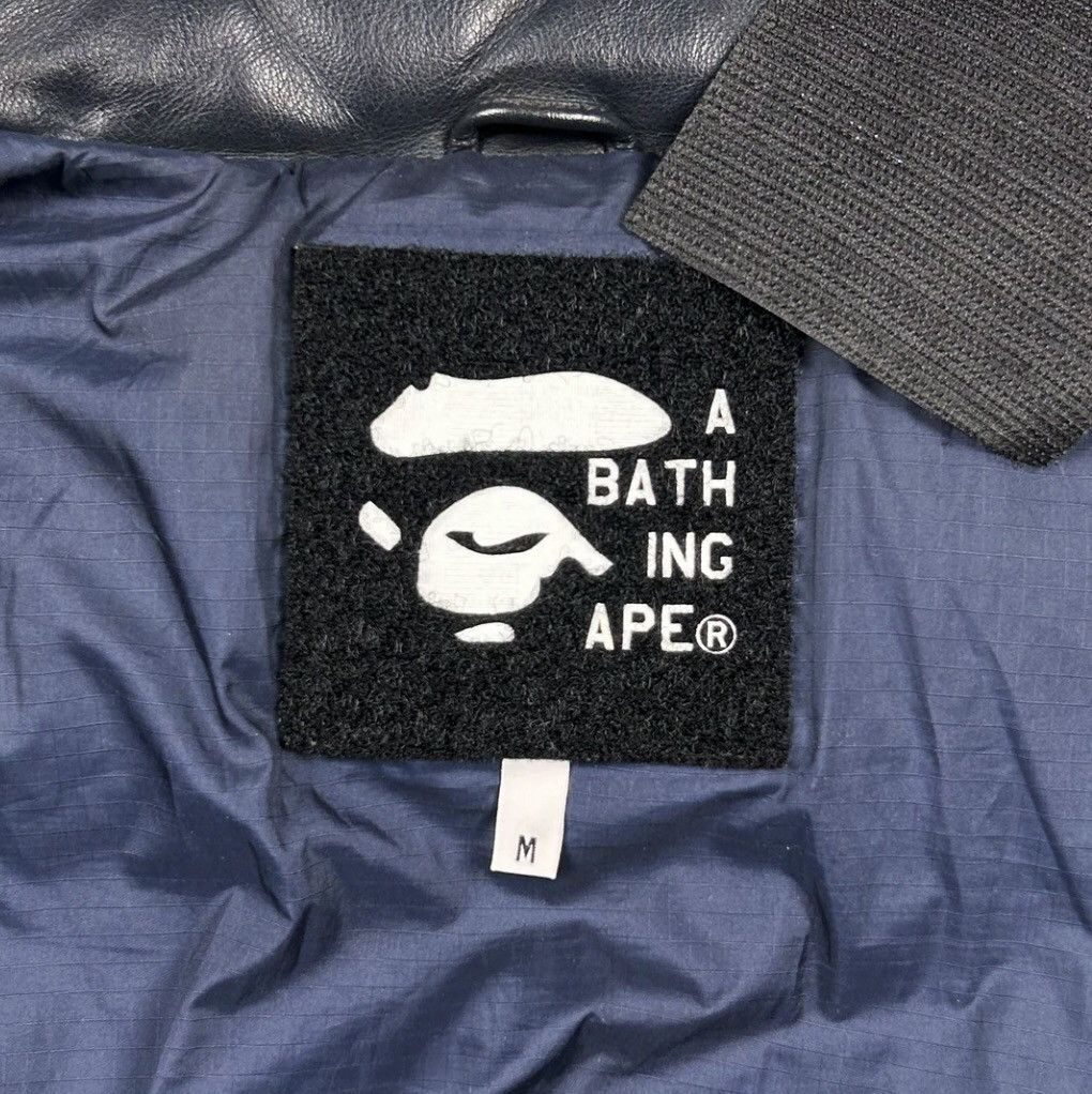 Bape 2004 Nigo Era Bape Leather Down Jacket Size US M / EU 48-50 / 2 - 5 Thumbnail
