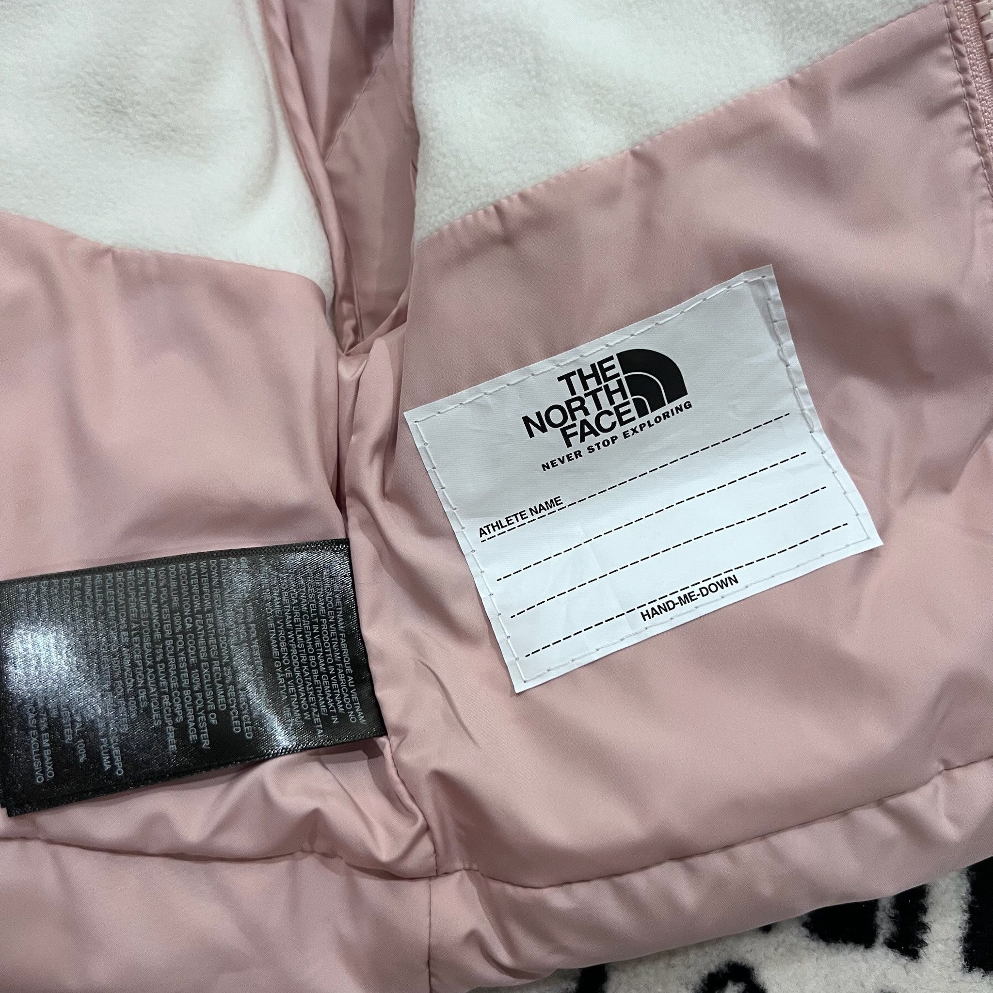 The North Face North Face Baby Puffer Fleece Jacket in Pink Moss Size XS / US 0-2 / IT 36-38 - 11 Thumbnail