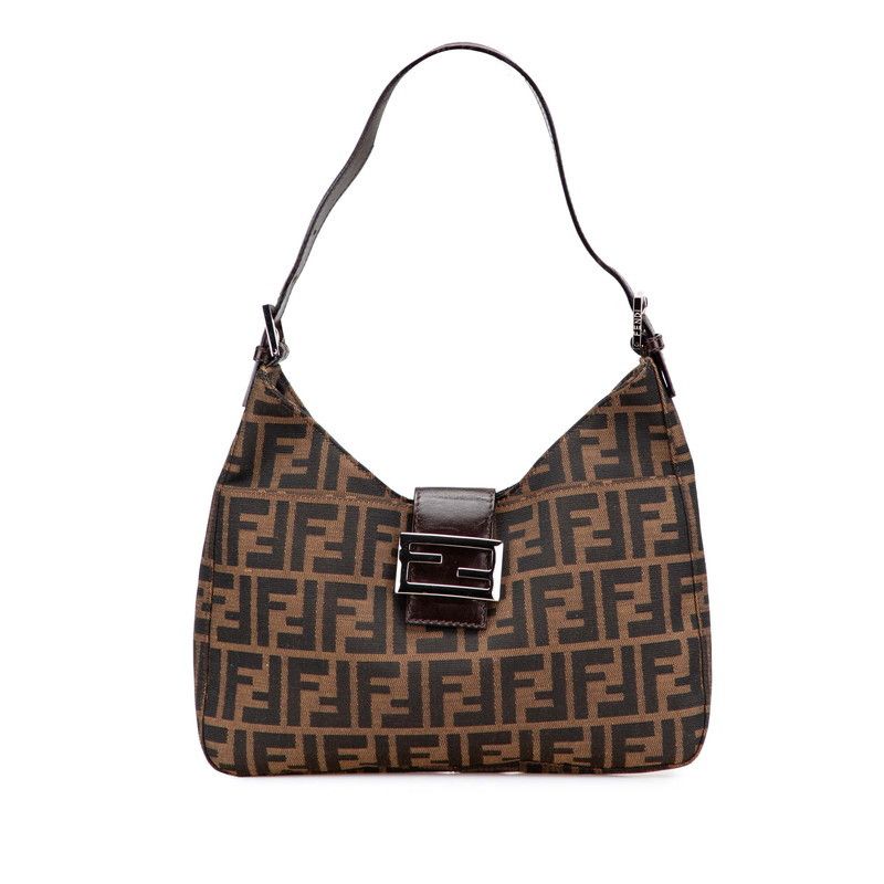 Fendi Fendi Fendi Mamma Baguette Canvas Leather Shoulder Bag Canvas Shoulder Bag DUTY FREE for USA Size ONE SIZE - 1 Thumbnail