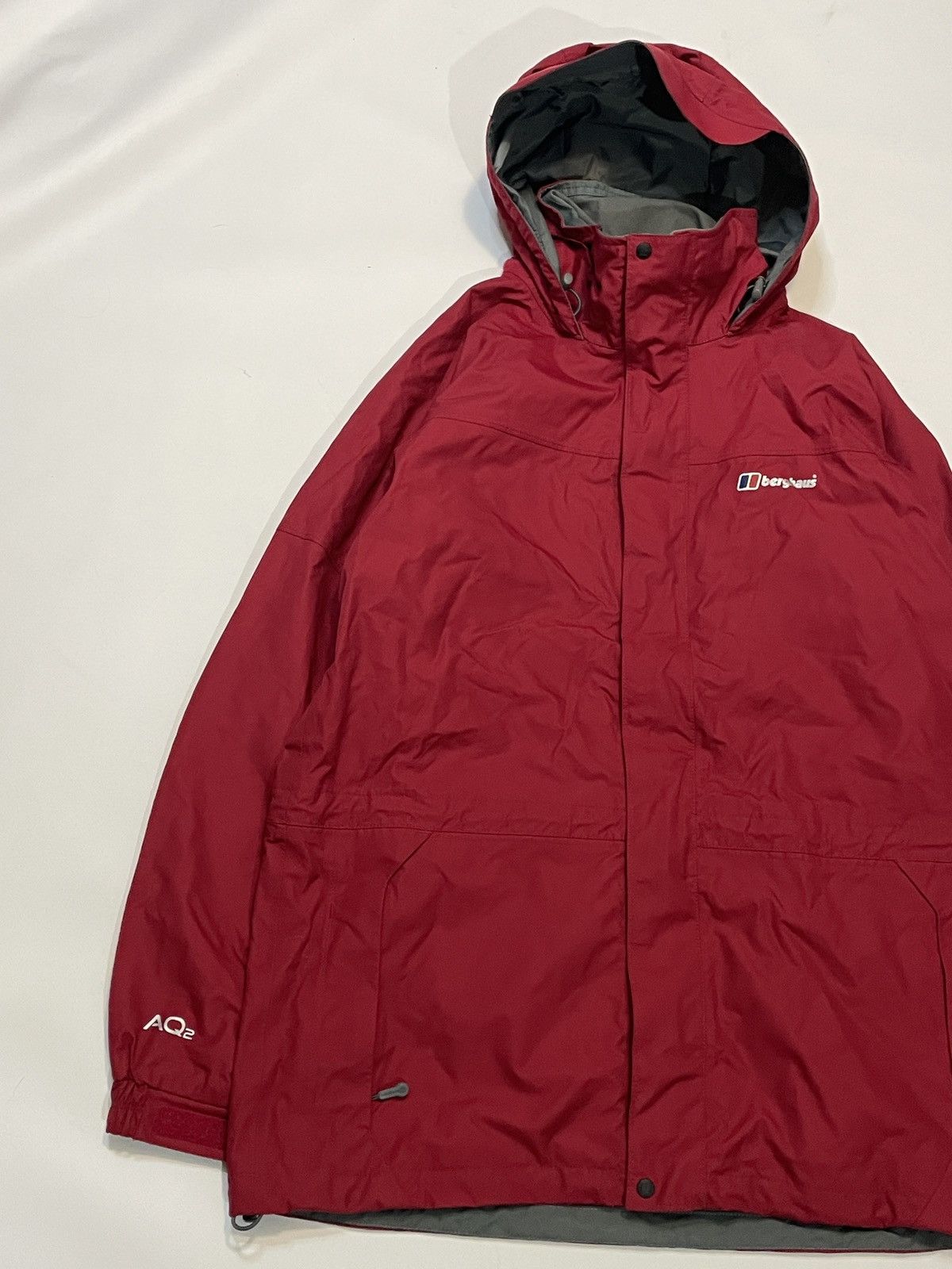 Berghaus Berghaus AQ2 Waterproof Shell Jacket – Deep Red Gorpcore Size US L / EU 52-54 / 3 - 2 Thumbnail