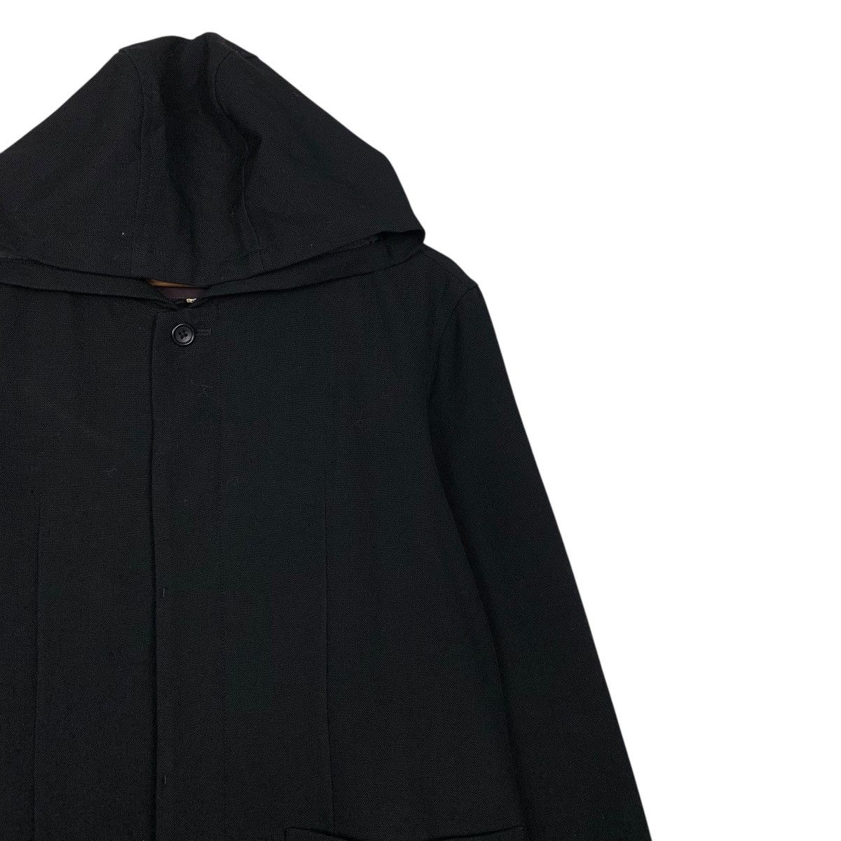 Takeo Kikuchi Takeo Kikuchi Hooded Wool Black Long Jacket Size US S / EU 44-46 / 1 - 5 Thumbnail