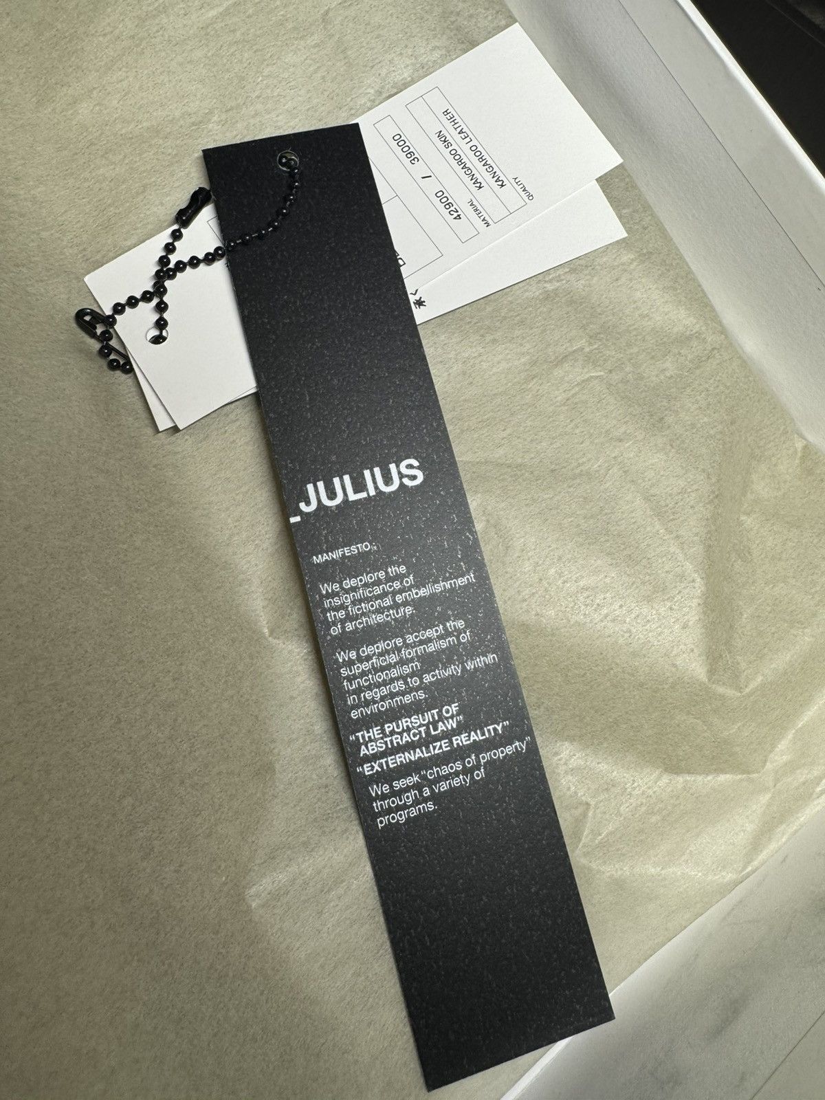Julius Julius Blistered Warped Fingerless Gloves Size ONE SIZE - 9 Thumbnail