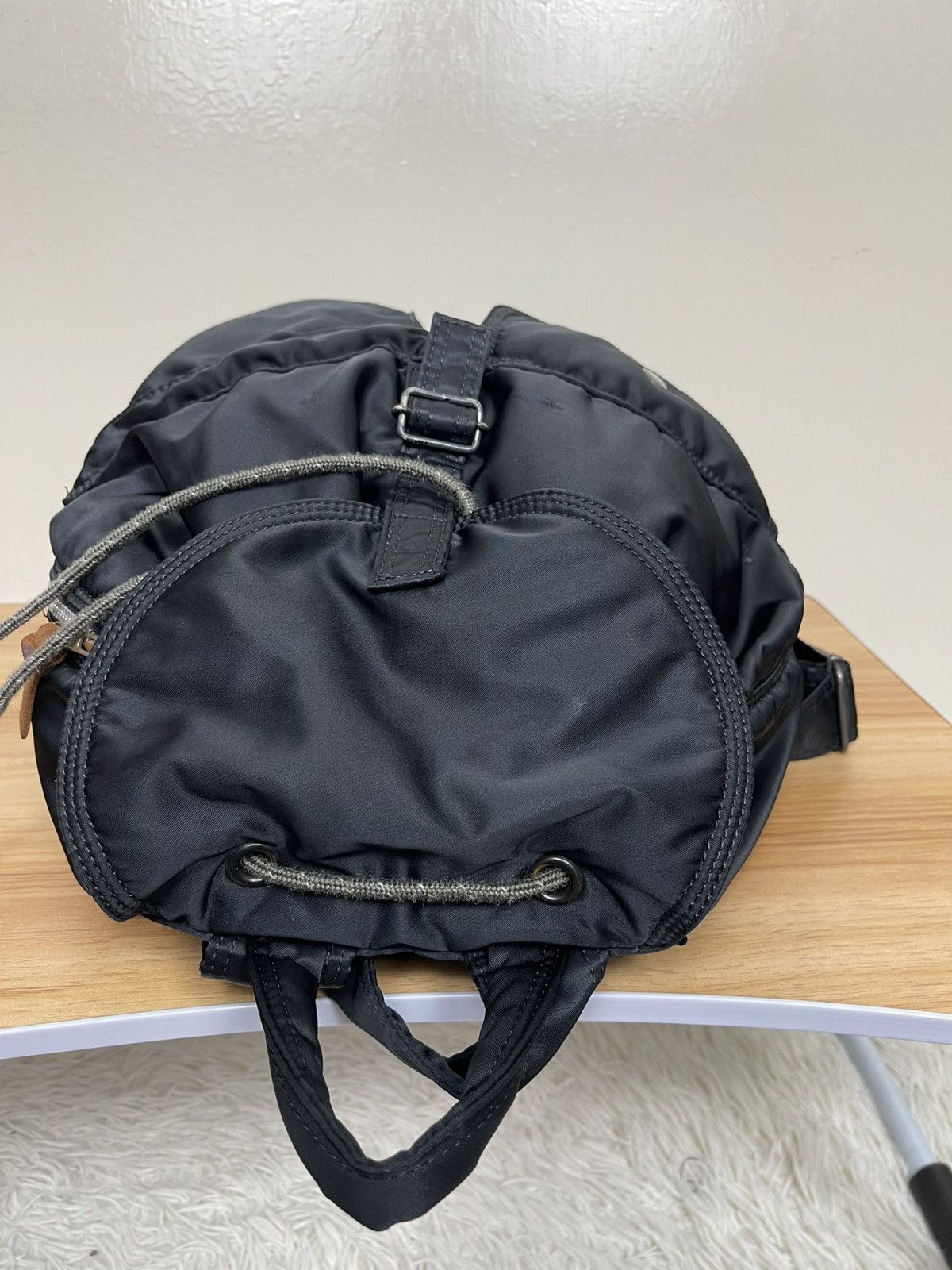 Porter Porter Tanker Rucksack Backpack Drawstring Nylon Black Size ONE SIZE - 13 Thumbnail