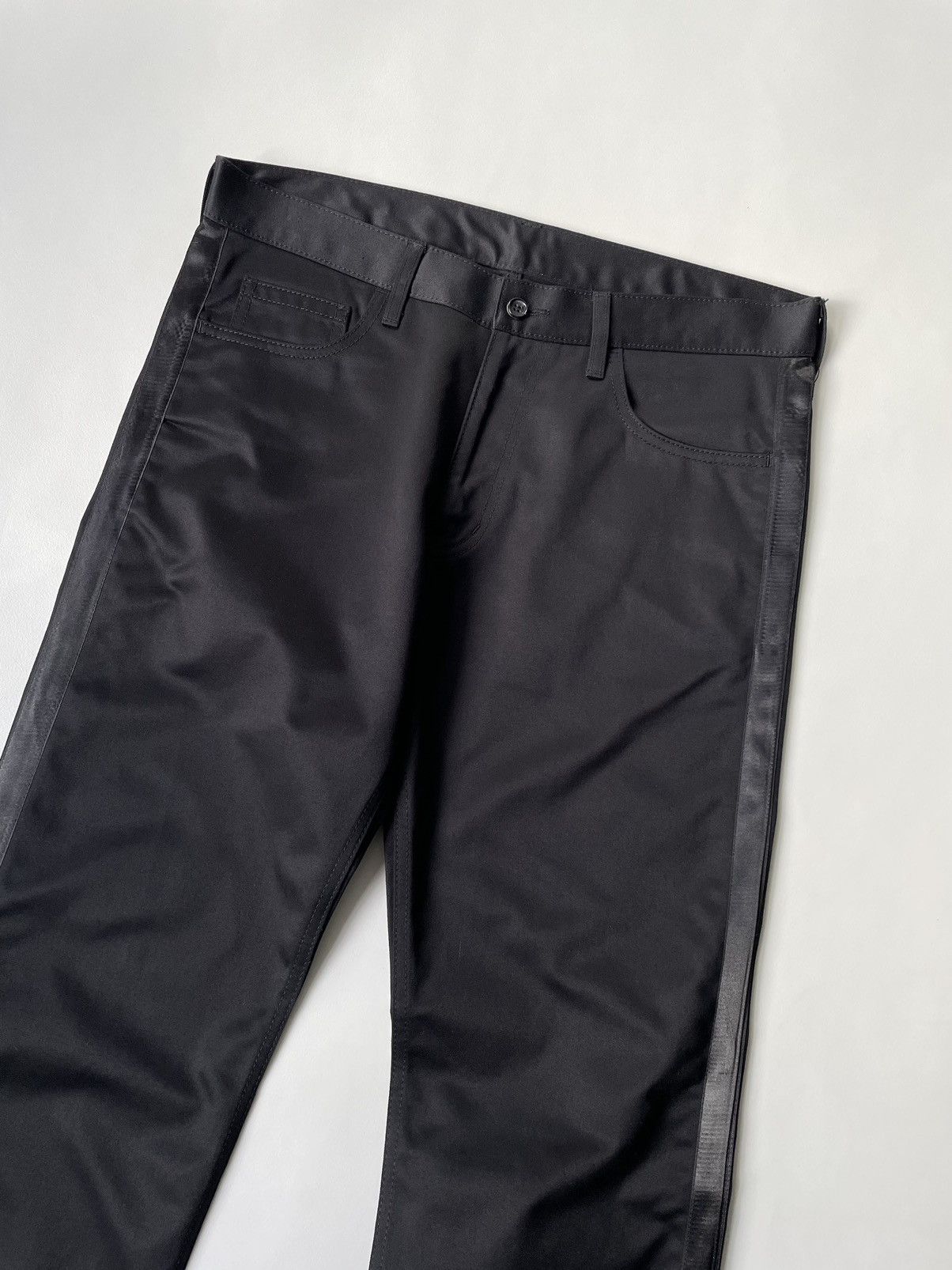 Comme des Garcons A/W 05 Black ‘Side Stripe’ Trousers Size US 32 / EU 48 - 6 Thumbnail