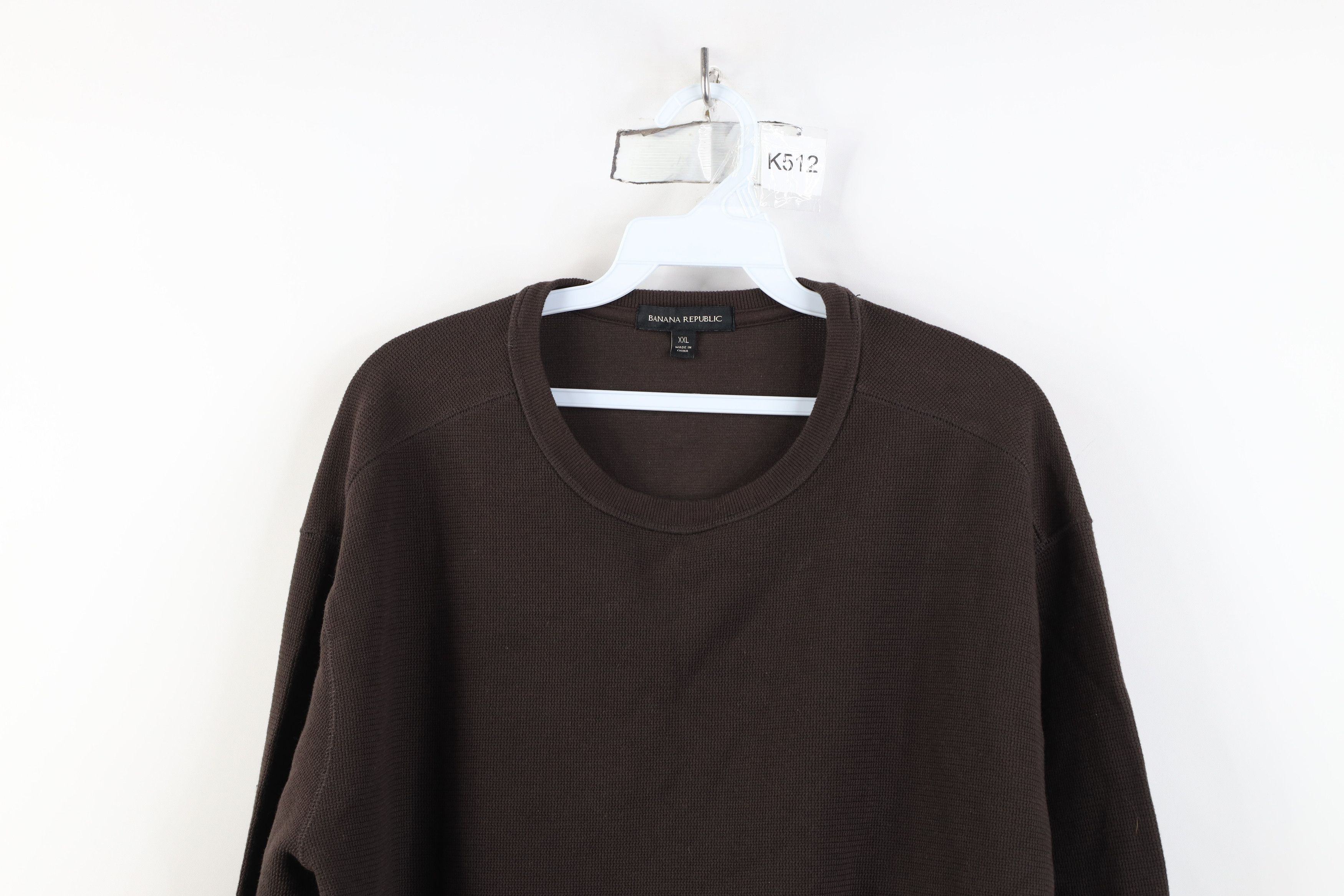 Banana Republic Vintage Y2K Banana Republic Waffle Knit Long Sleeve T-Shirt Size US XXL / EU 58 / 5 - 2 Thumbnail