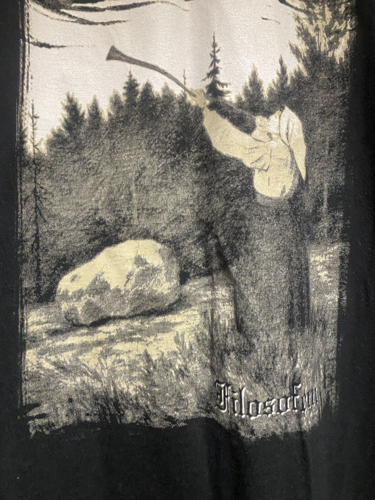 Vintage Burzum filosofum rare vintage tee 90s Size US XL / EU 56 / 4 - 5 Thumbnail