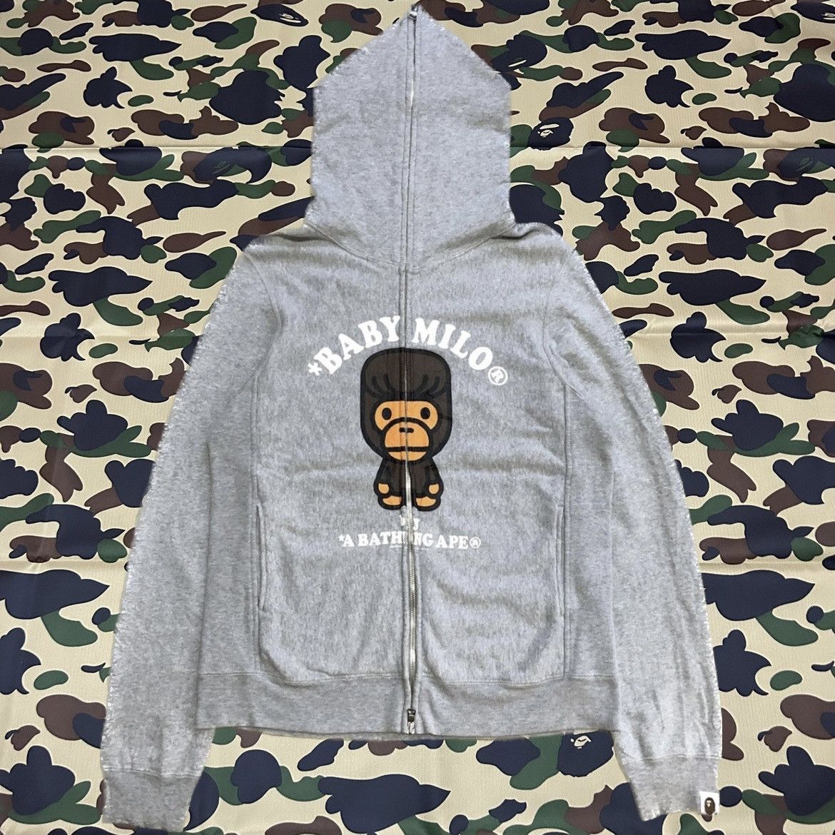 Bape Baby Milo Full Zip Hoodie | Grailed