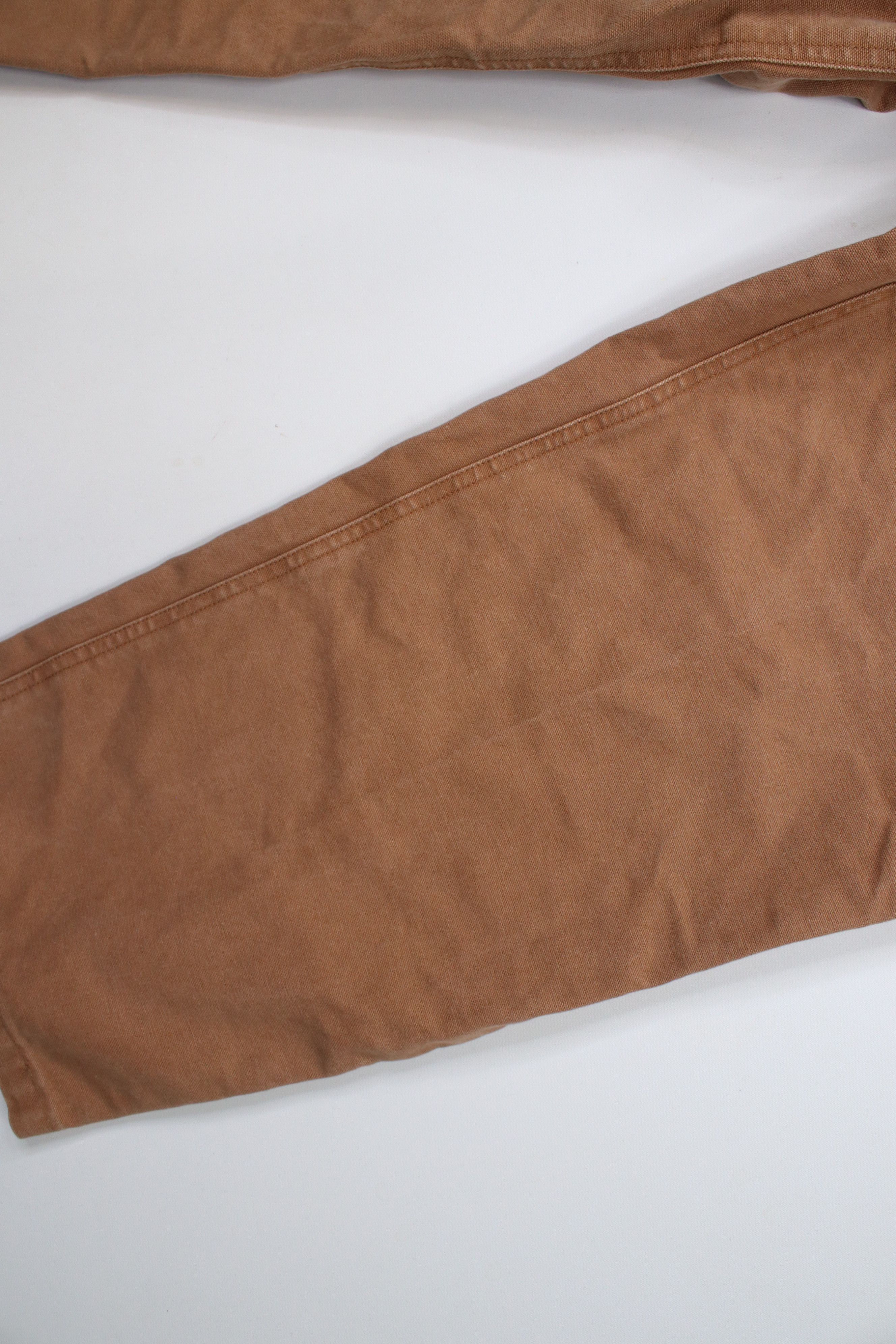 Cabelas × Vintage Vintage 90s Cabelas Canvas Workwear Pants Duck Brown Cotton Size US 32 / EU 48 - 5 Thumbnail