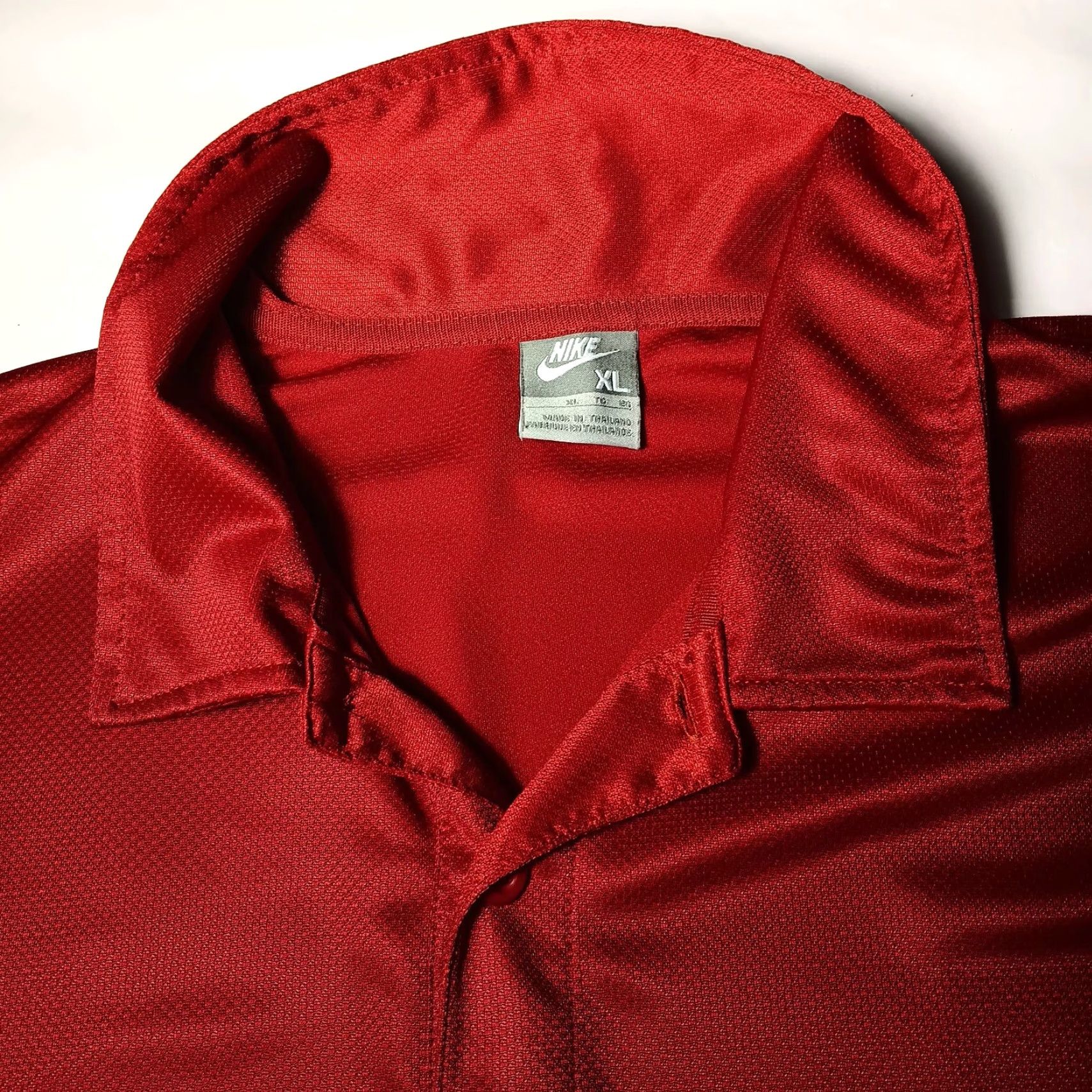 Nike Nike Golf Polo Shirt Men XL Short Sleeve Woven Red Polyester Performance Sporty Size US XL / EU 56 / 4 - 4 Thumbnail