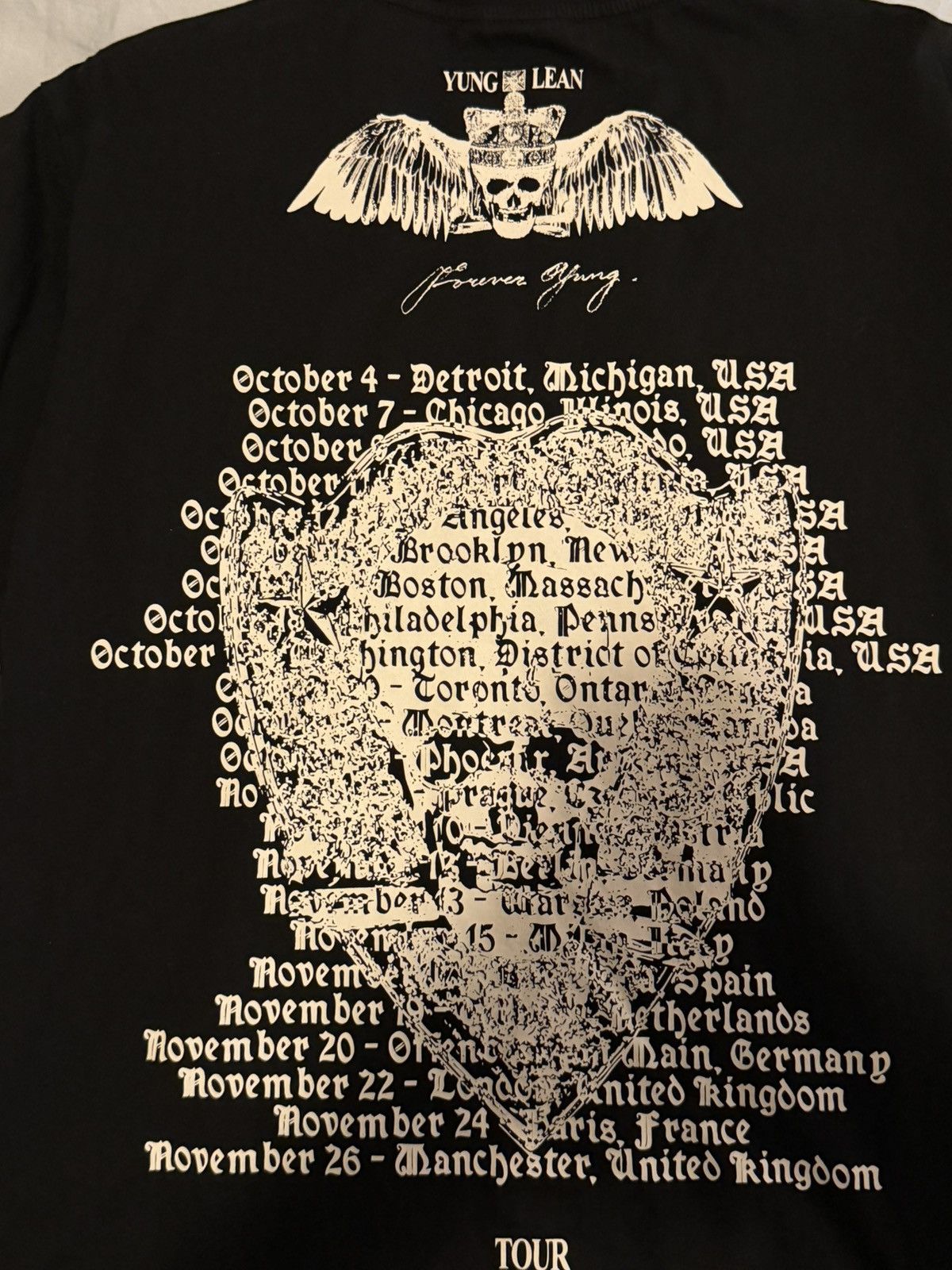 Yung Lean Jonatan Tour Tshirt