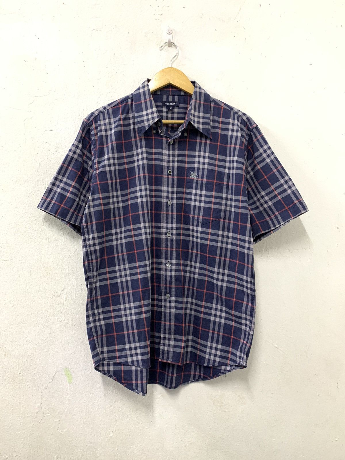 Burberry Burberry Tartan Blue Check Shirt Size US M / EU 48-50 / 2 - 1 Thumbnail
