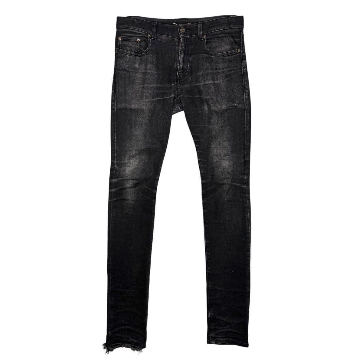 Saint Laurent Paris SAINT LAURENT PARIS FW13 BLACK D02 DENIM Size US 30 / EU 46 - 2 Thumbnail