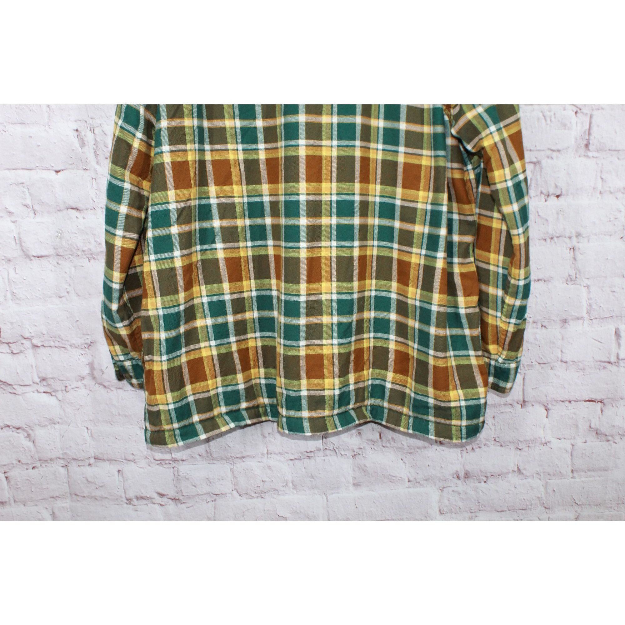 L.L. Bean LL Bean Men's Fleece Lined Flannel Shirt Traditional Fit XXL Size US XXL / EU 58 / 5 - 4 Thumbnail