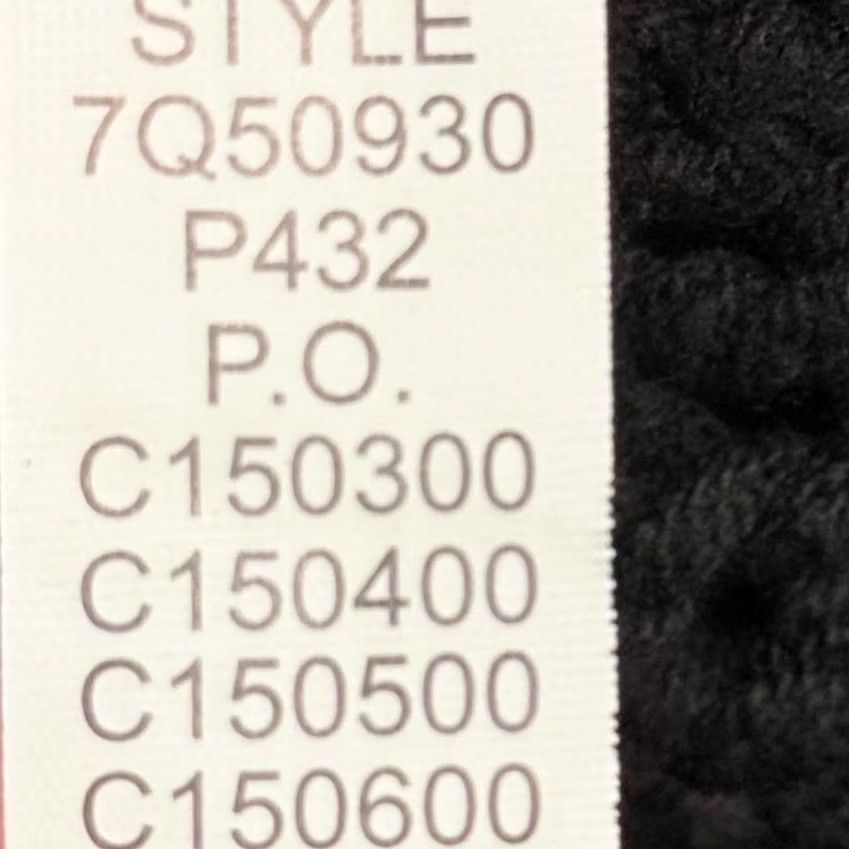 Lucky Brand Lucky Brand Cardigan 2X Black Crochet Knit Open Front Oversized Batwing Boho Size XXL / US 16-18 / IT 52-54 - 7 Thumbnail