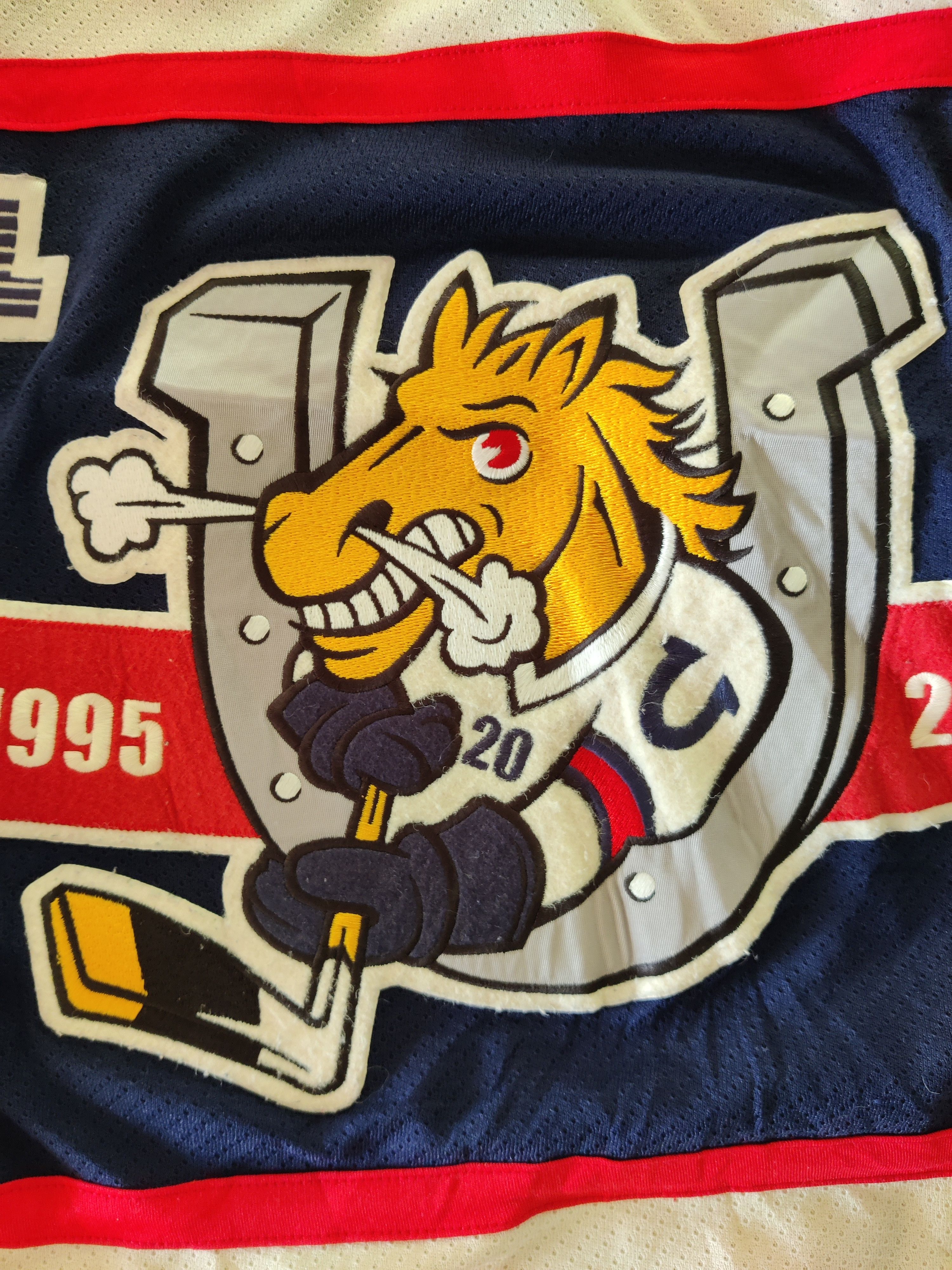 Ccm CCM Barrie Colts OHL CHL Jersey 20th Anniversary 1995 M Size US M / EU 48-50 / 2 - 7 Thumbnail