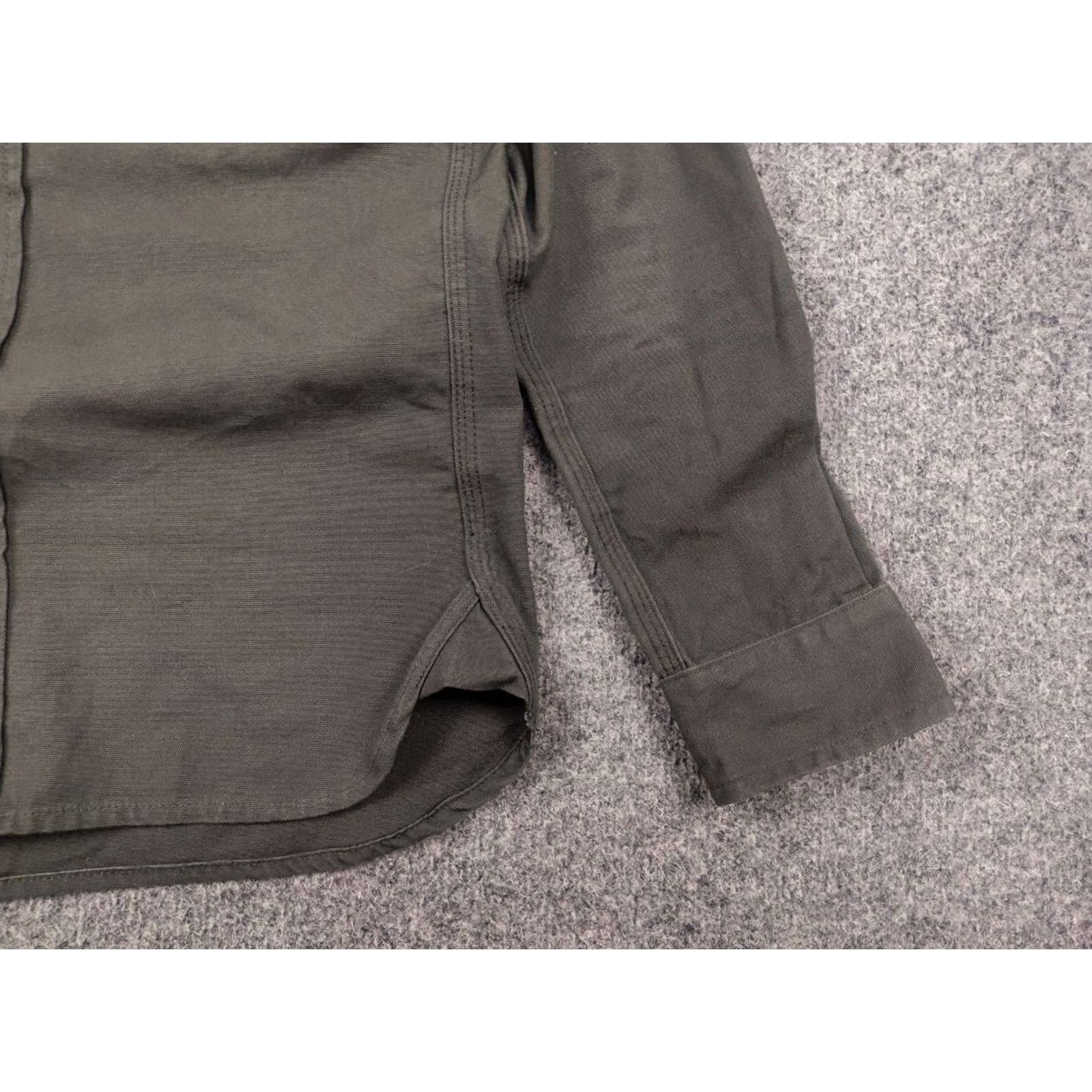 Tellason VINTAGE Tellason Olive Drab Flap Pockets Long Sleeve Button Up Work Shirt USA Size US S / EU 44-46 / 1 - 6 Thumbnail