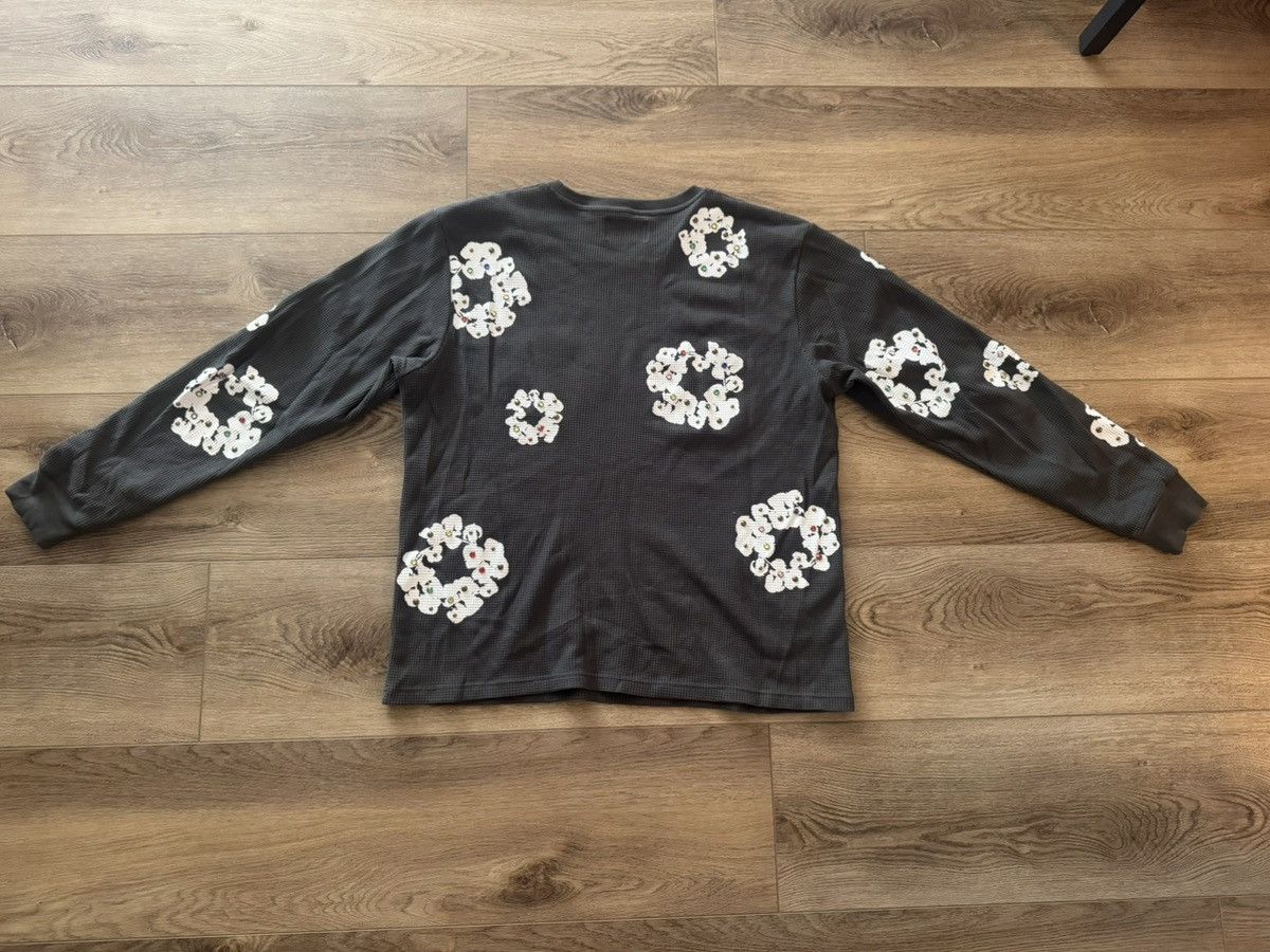 DENIM TEARS × Levi's Denim Tears Rhinestone Wreath Thermal Size US XL / EU 56 / 4 - 4 Thumbnail