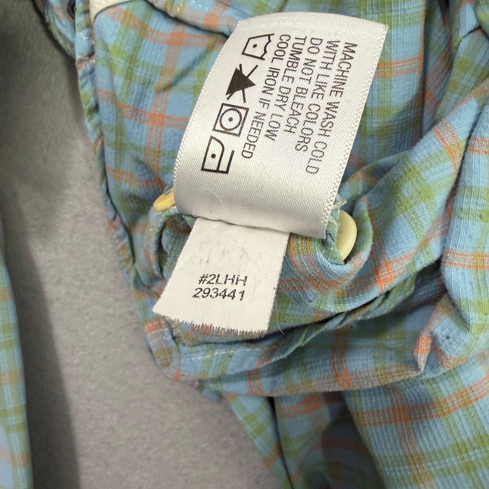 Orvis Orvis Button Down Shirt Men's Large Blue Green Orange Plaid Size US L / EU 52-54 / 3 - 6 Thumbnail