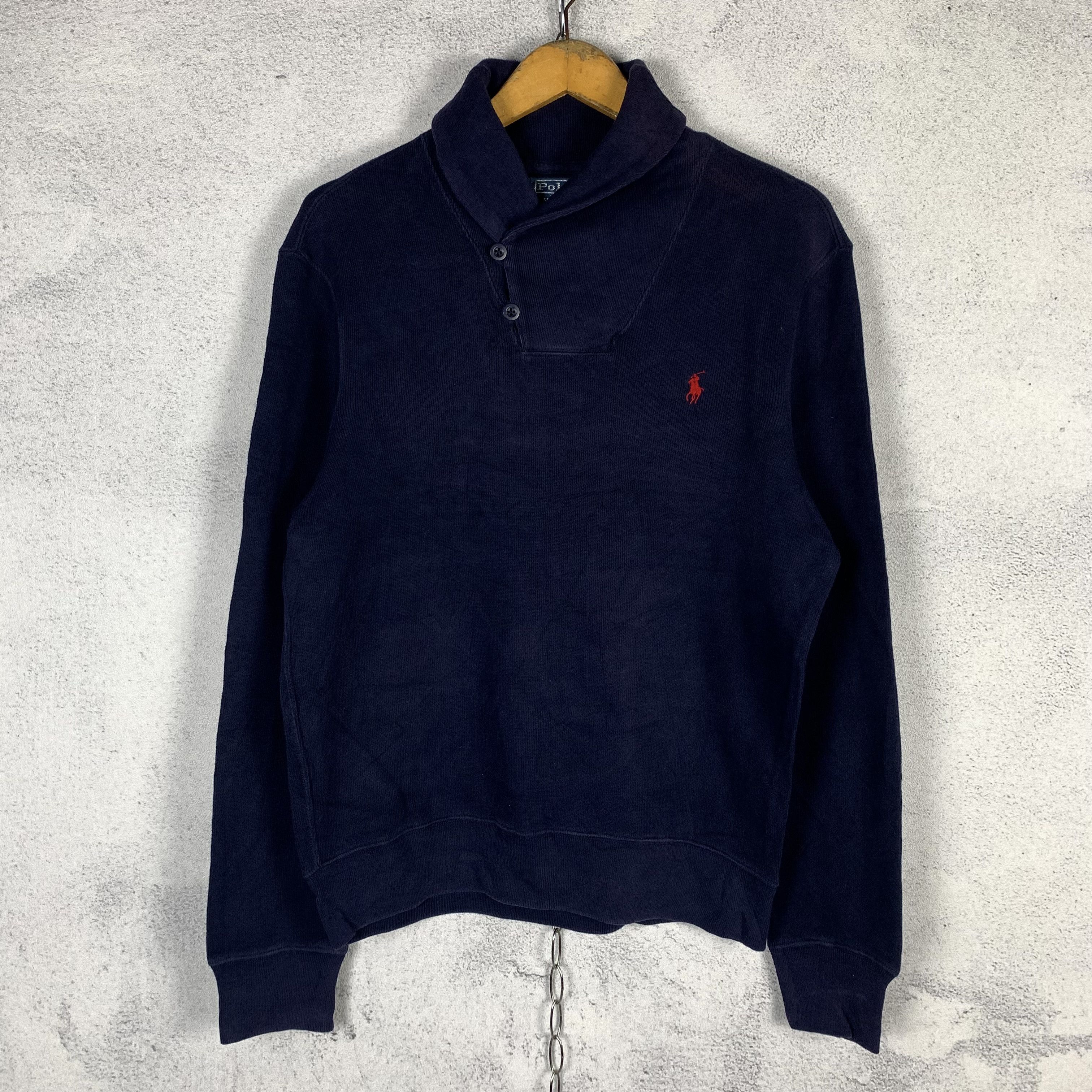 Polo Ralph Lauren Polo Ralph Lauren Shawl Collar Sweatshirt Crewneck Size US S / EU 44-46 / 1 - 1 Thumbnail