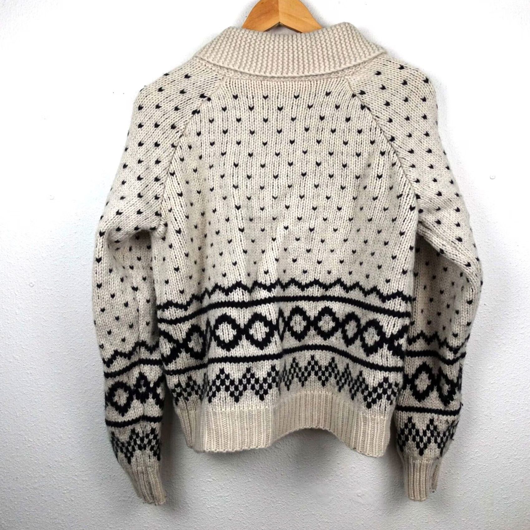 Levi's VINTAGE Levi’s Wool Full Zip Sweater Cardigan Layer Waffle Knit Collar Ribbed Women’s M Size M / US 6-8 / IT 42-44 - 6 Thumbnail