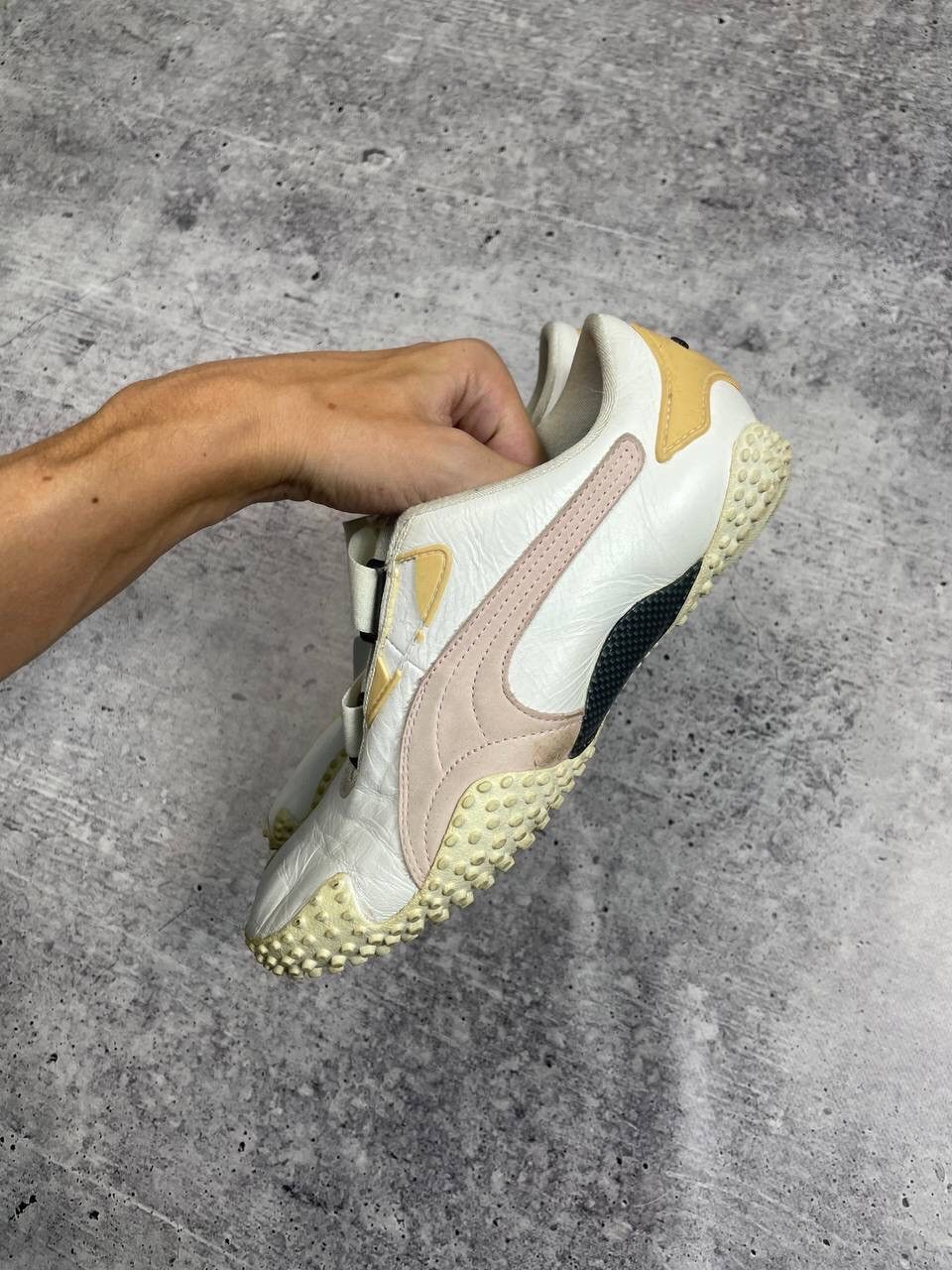 Puma Vintage 00s Puma Mostro Leather Sneakers Shoes Y2K Size US 7 / IT 37 - 4 Thumbnail