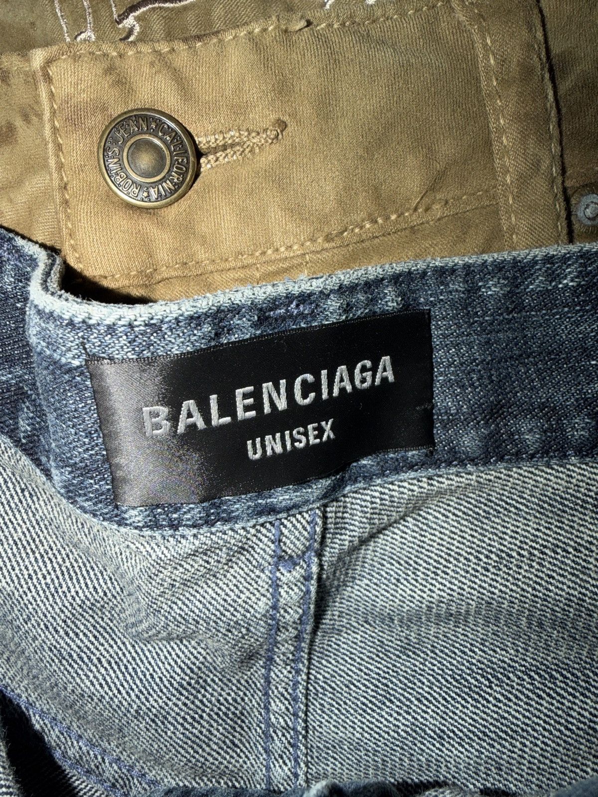 Balenciaga Balenciaga double side leg pants denim jeans xs Size US 32 / EU 48 - 10 Thumbnail