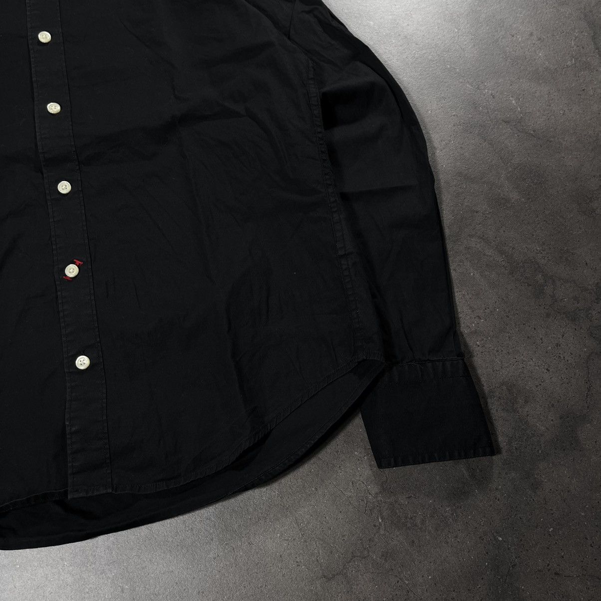 Tommy Hilfiger Tommy Hilfiger Black Mens Longsleeve Shirt Button Up Tee Size US S / EU 44-46 / 1 - 5 Thumbnail
