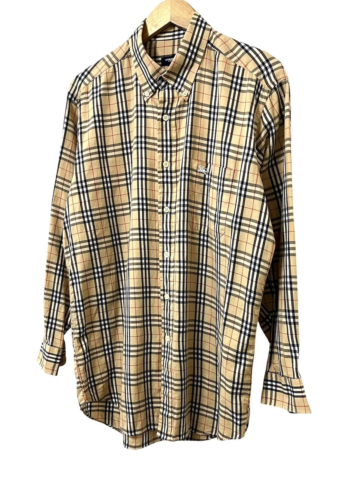Burberry BURBERRY LONDON CLASSIC BEIGE NOVA CHECK LUXURY SHIRT Size US L / EU 52-54 / 3 - 4 Thumbnail