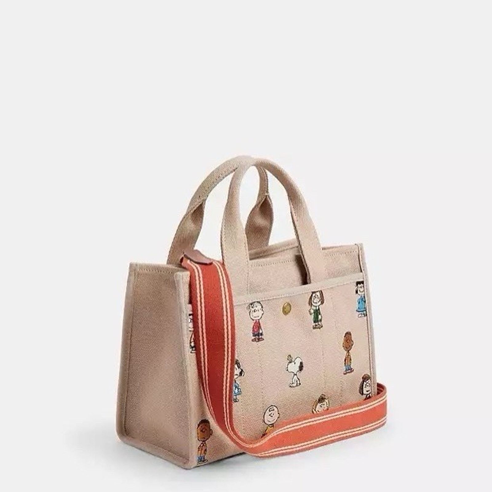Coach NWT Limited COACH x PEANUTS Cargo Tote Bag 26 CBH43 Canvas Size ONE SIZE - 15 Thumbnail