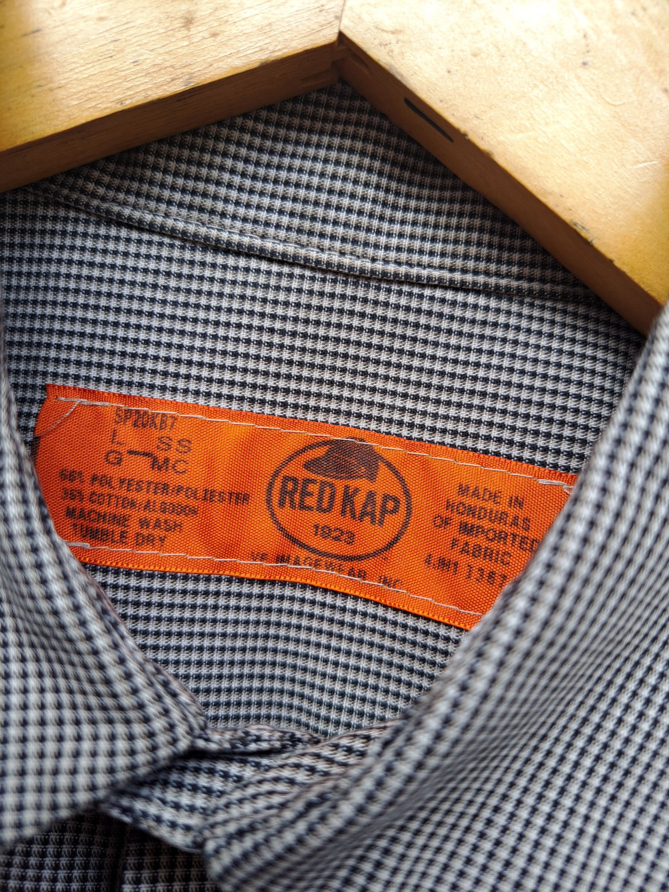 Red Kap × Vintage RED KAP Work Shirt Short Sleeve Mens Large USA Size US L / EU 52-54 / 3 - 4 Thumbnail