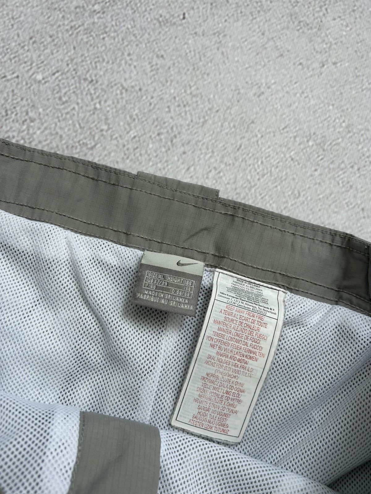 Nike × Vintage Nike Vintage 2000's 'Athletic 71' nylon man's shorts size XL Size US 36 / EU 52 - 10 Thumbnail