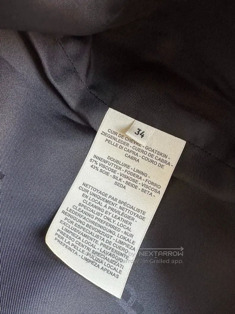 Hermes Hermes Black leather jacket Size XXS / US 00 / IT 34 - 3 Thumbnail