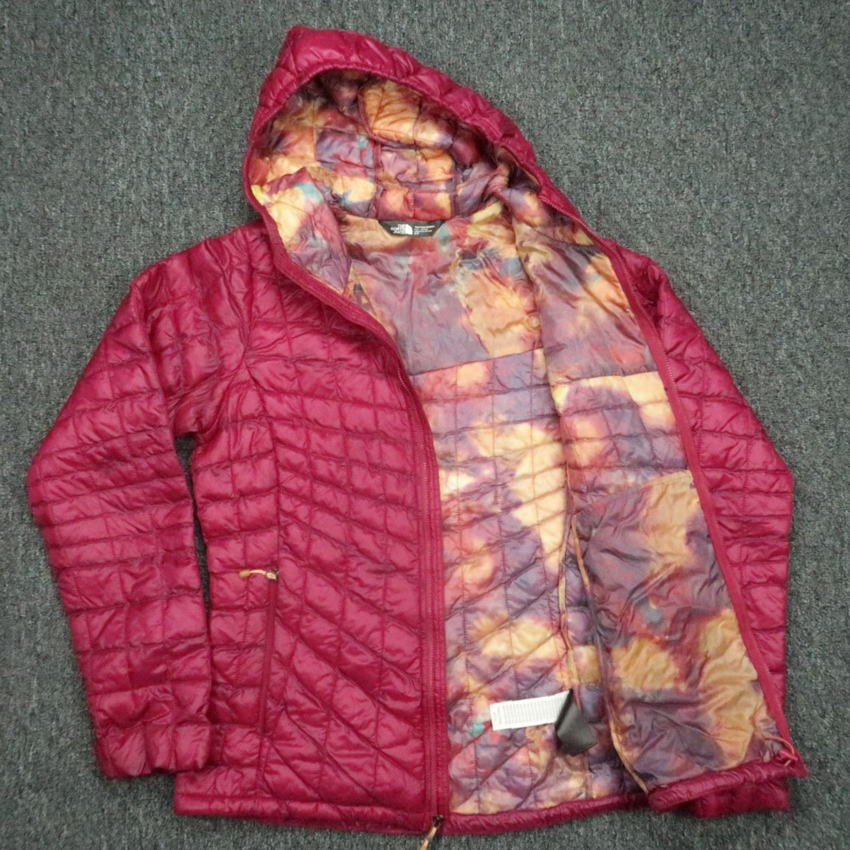 The North Face The North Face Jacket Womens Small Pink Thermoball Hooded Full Zip Size S / US 4 / IT 40 - 3 Thumbnail