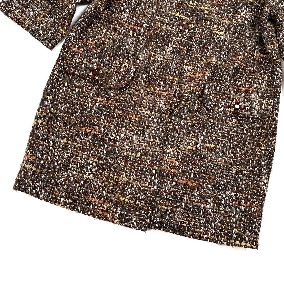 Dolce & Gabbana DOLCE & GABBANA TWEED Bouclé Texture Luxury Coat Jacket - 48 Size XL / US 12-14 / IT 48-50 - 16 Thumbnail