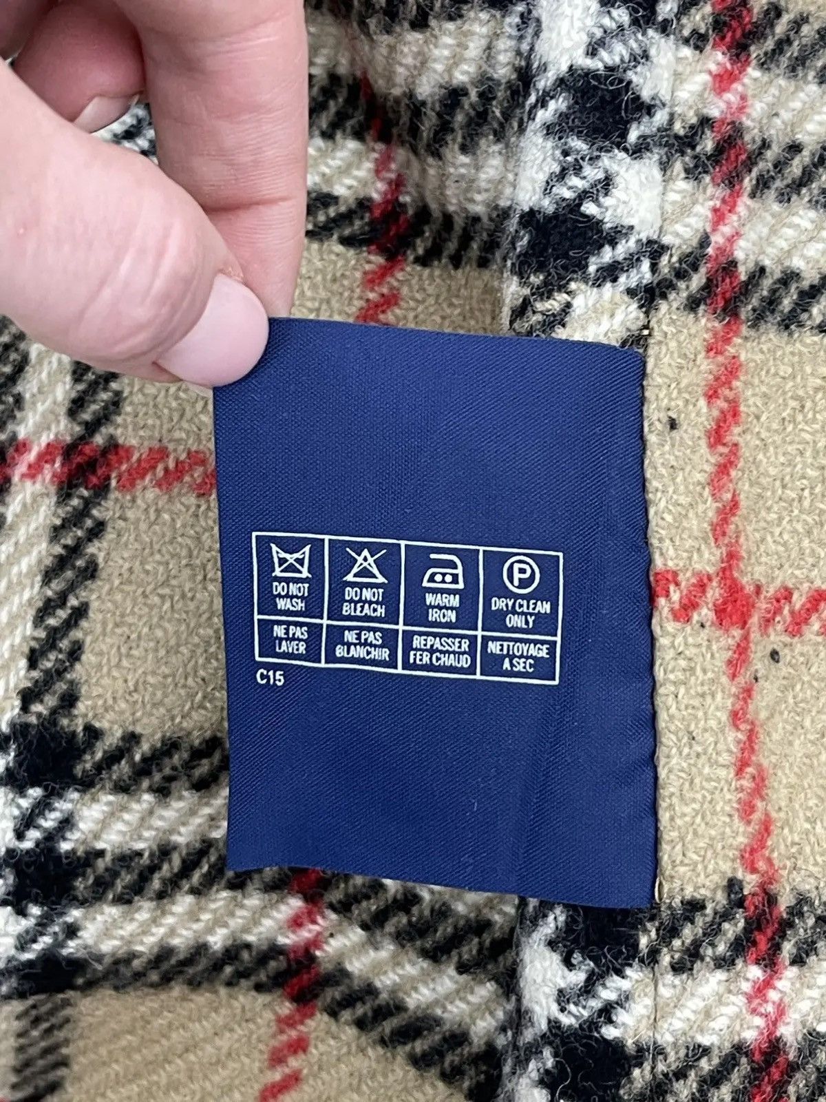 Burberry Vintage 90s Burberry Lining Wool Vest Check Nova Size L / US 10 / IT 46 - 7 Thumbnail