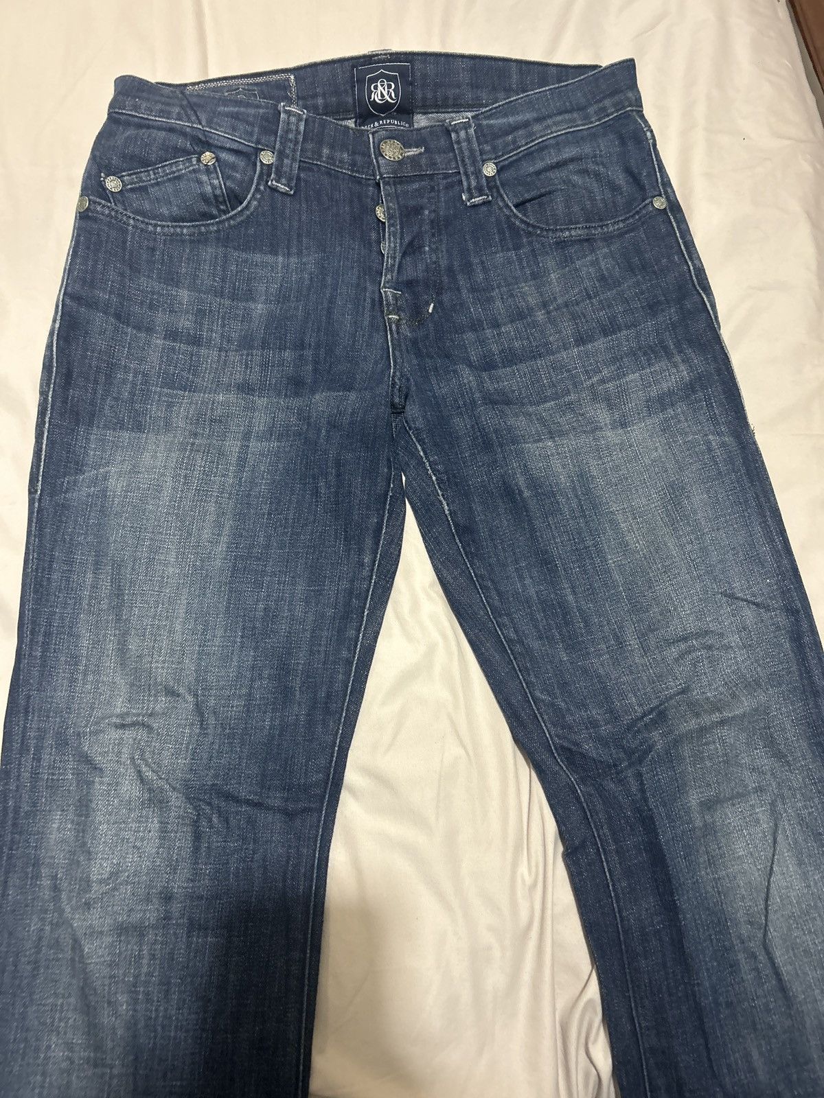 Rock & Republic Vintage Denim navy bell bottom jeans Size US 30 / EU 46 - 2 Thumbnail