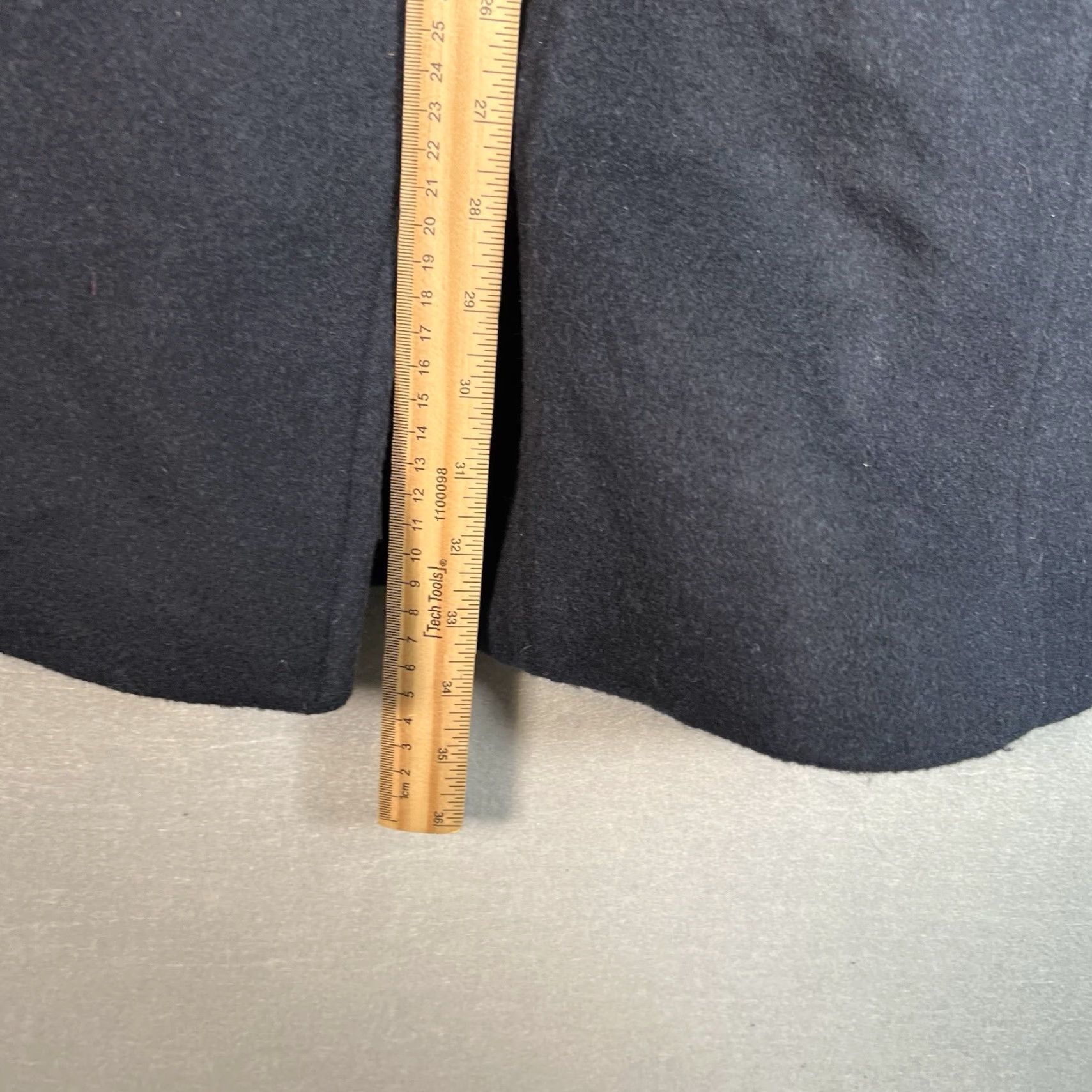 Club Monaco VINTAGE Club Monaco Wool Pea Coat Women XS Removable Faux Fur Collar Blue XS Coat Womens Pea Coat Wool Blue 90s Concert? Size XS / US 0-2 / IT 36-38 - 3 Thumbnail