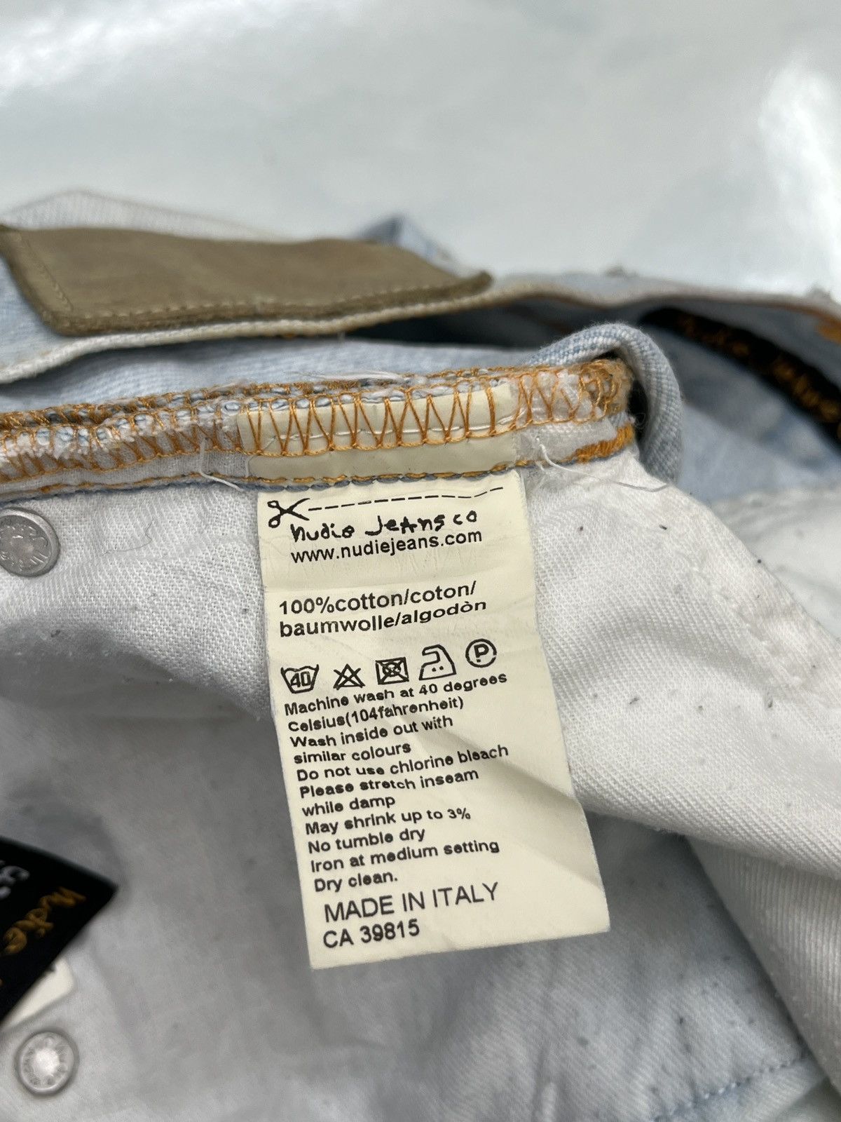 Nudie Jeans 🔥🔥🔥STEALS NUDIE JEANS DENIM Size US 31 - 15 Thumbnail