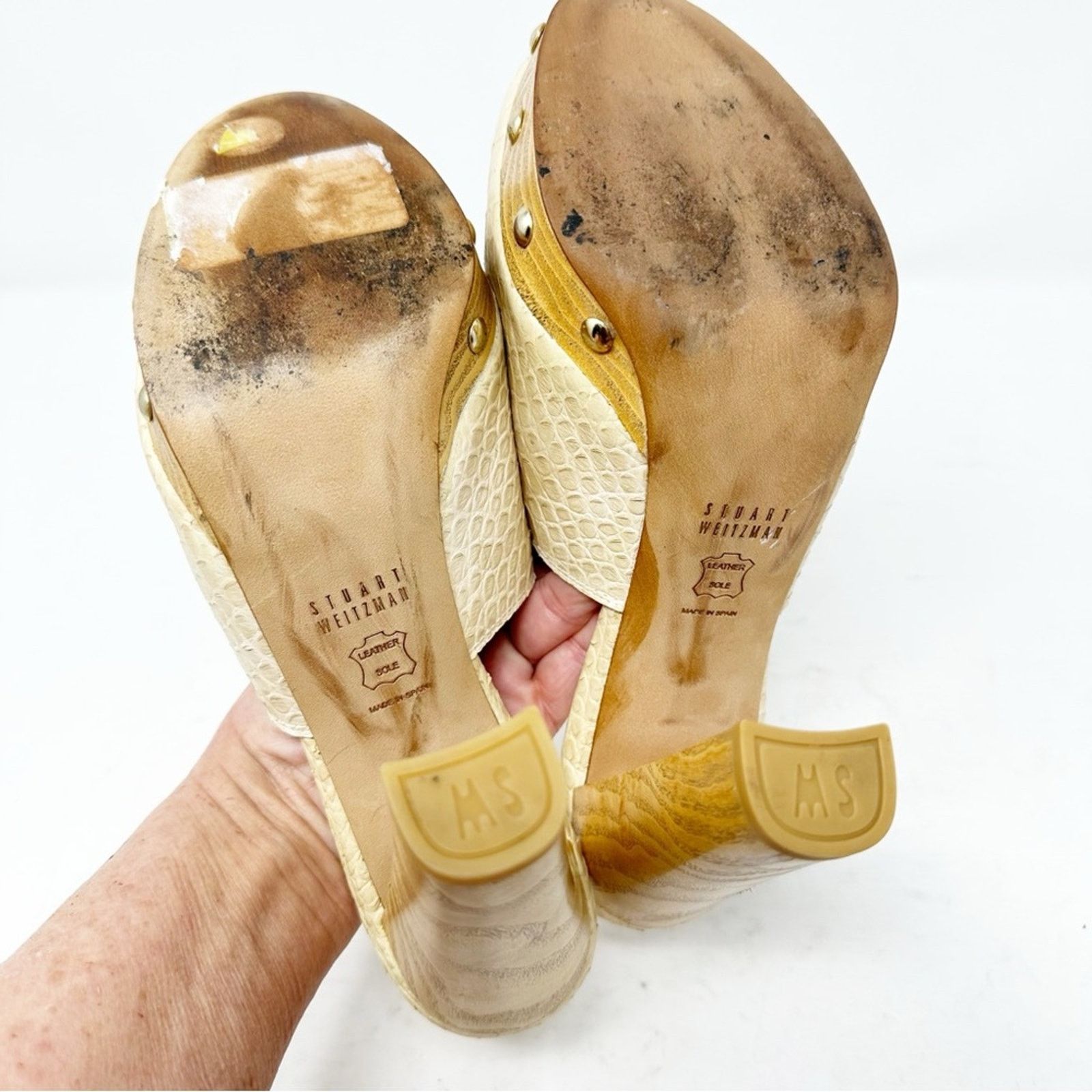 Stuart Weitzman STUART WEITZMAN Leather Heels in Size 8.5 Size US 8.5 / IT 38.5 - 7 Thumbnail