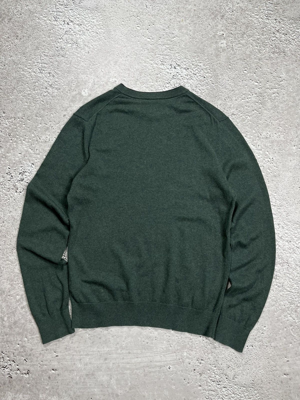 Paul Smith PS Paul Smith green crewneck cotton sweater with zebra patch Size US M / EU 48-50 / 2 - 12 Thumbnail