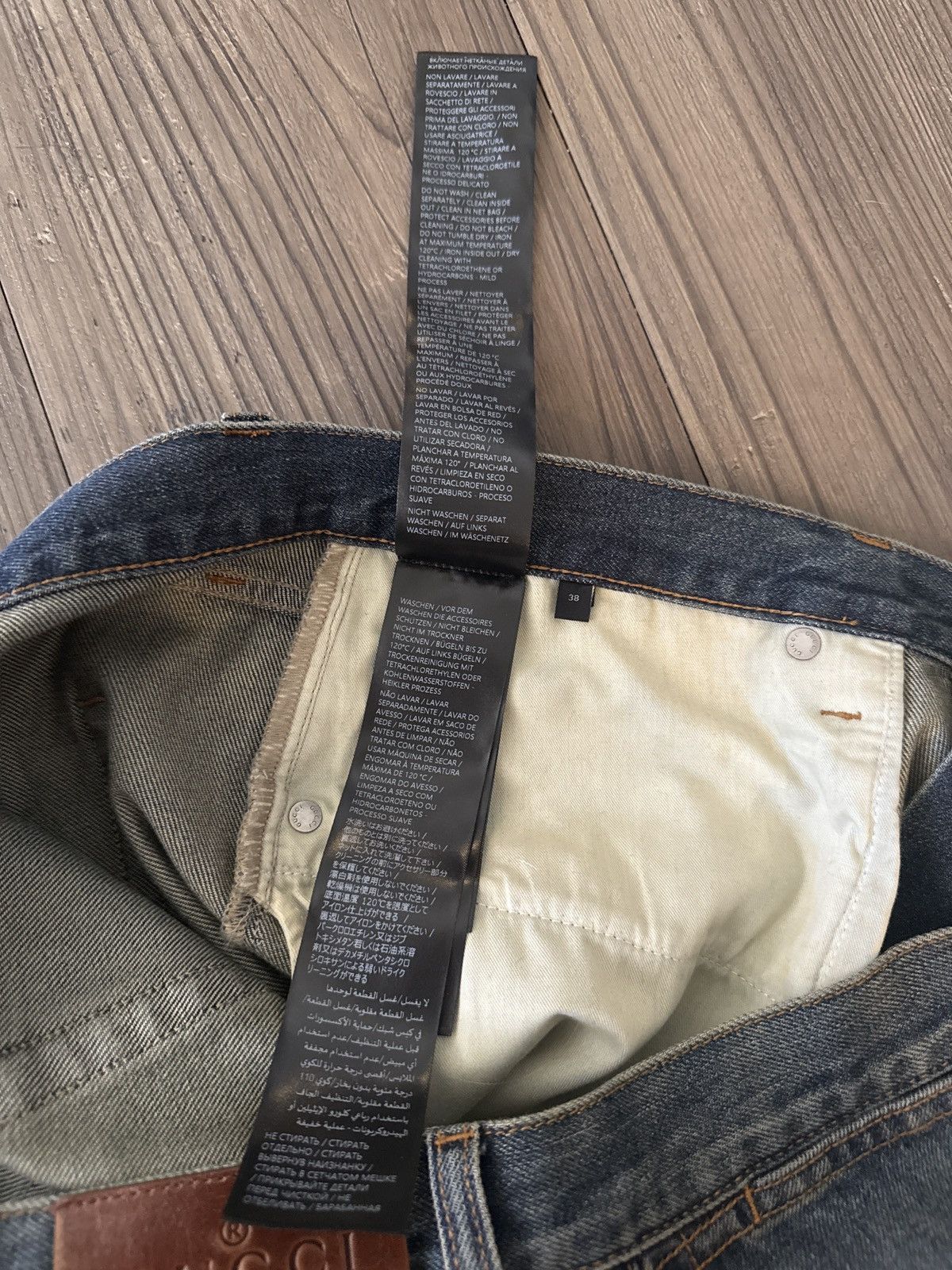 Gucci SS26 Unreleased Gucci x Demna Metal Latch Denim Size US 38 / EU 54 - 11 Thumbnail