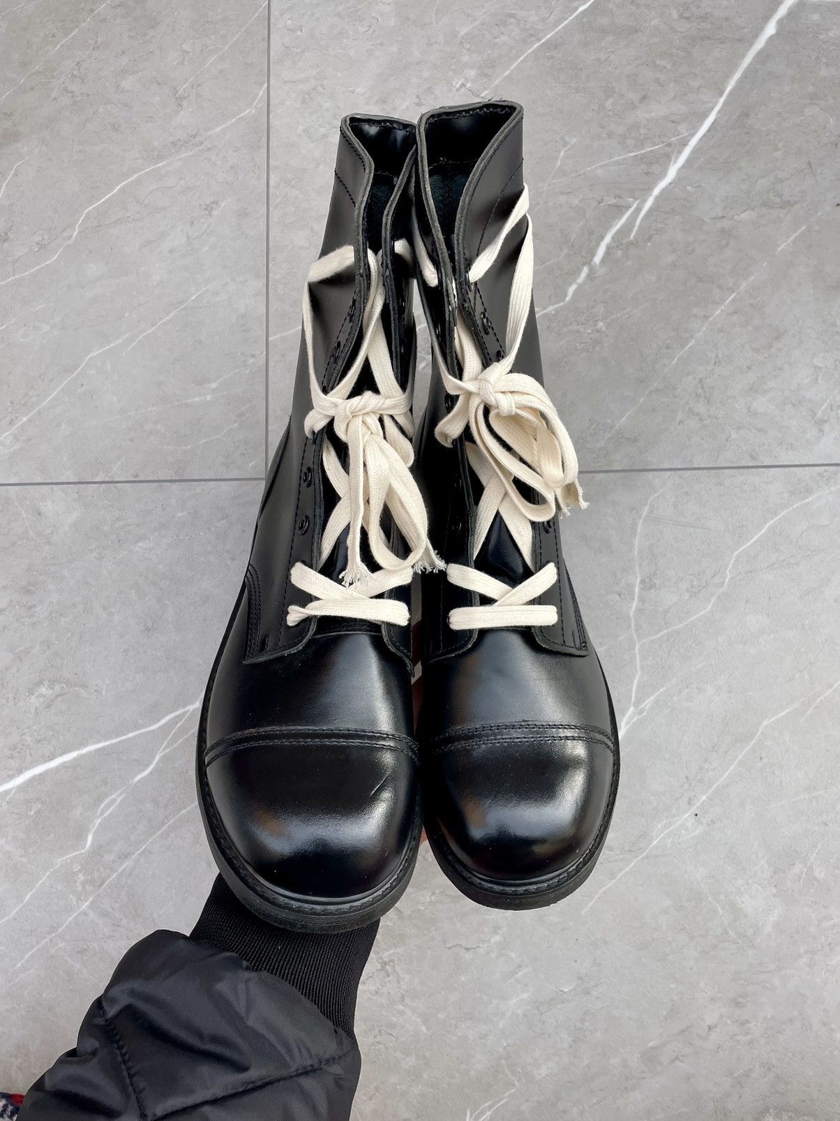 Vintage Vintage Military Black Leather Combat Boots Size US 10 / EU 43 - 10 Thumbnail