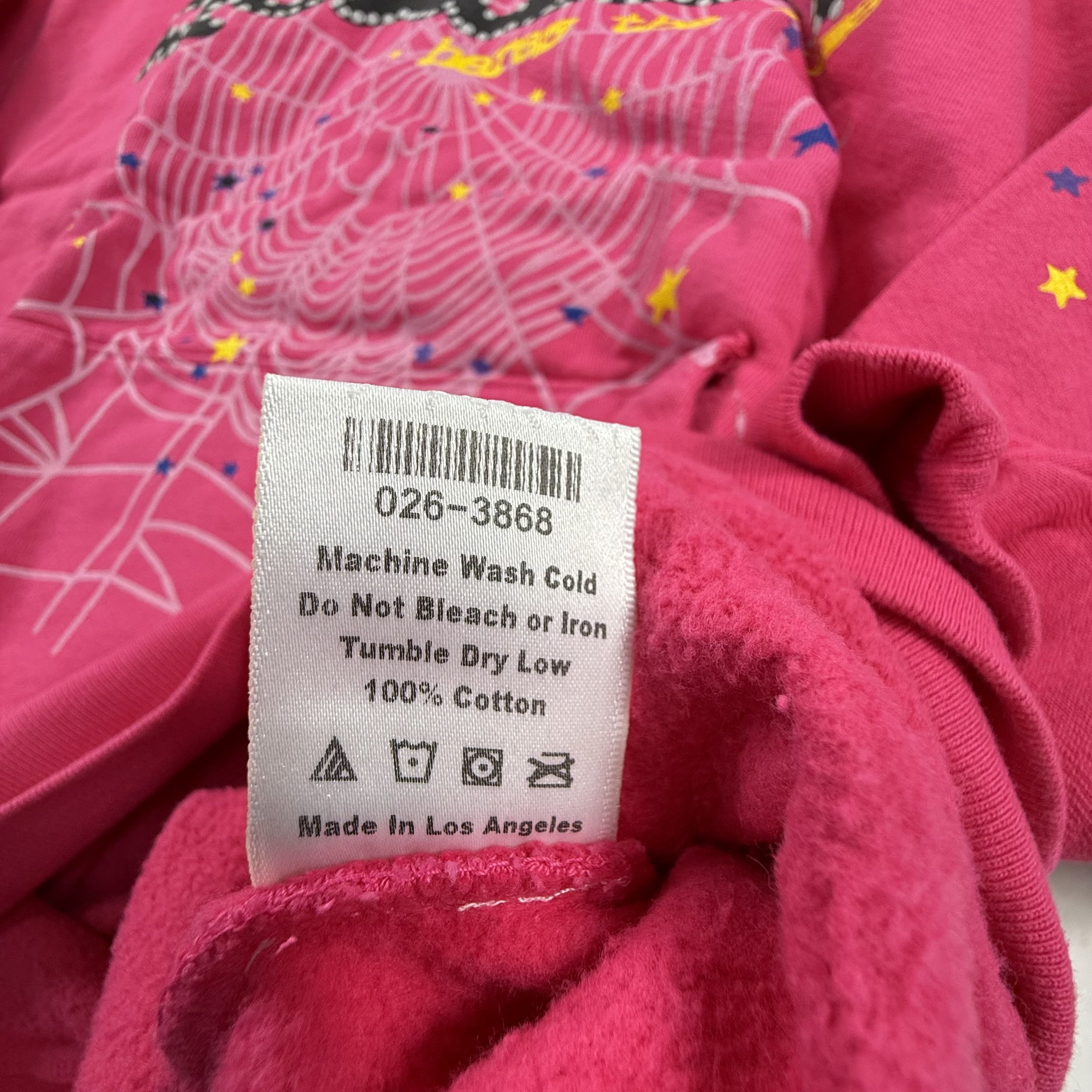 Sp5der Sp5der Worldwide Pink Punk Hoodie Young Thug Web XL Size US XL / EU 56 / 4 - 7 Thumbnail