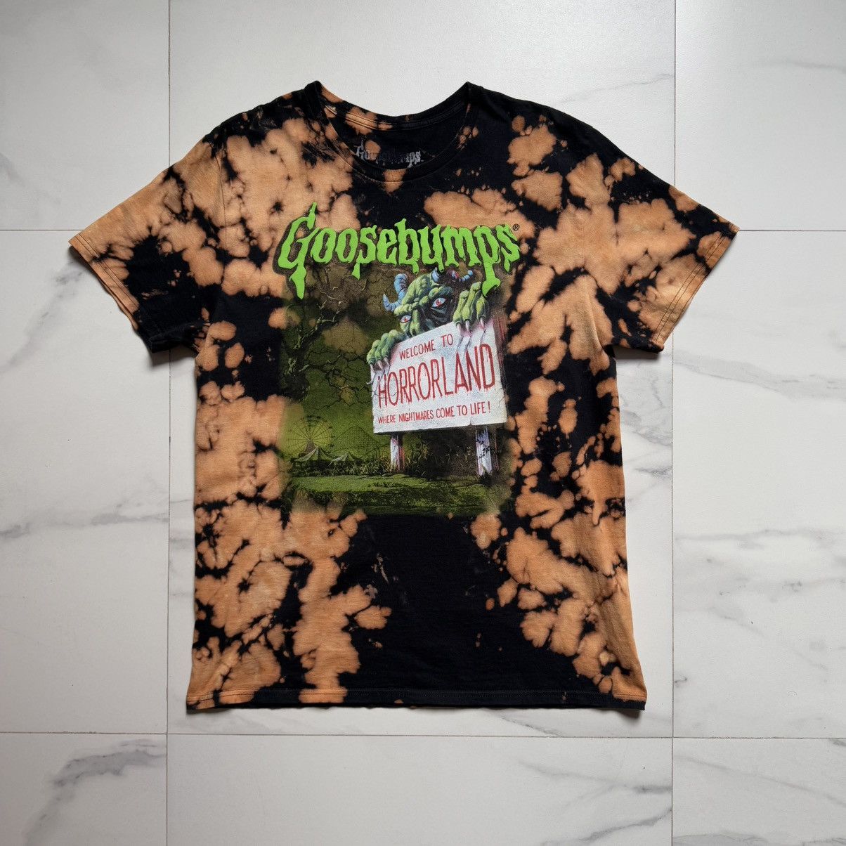 Expert Horror Goosebumps Welcome To Horrorland Tie Dye Tee Size US M / EU 48-50 / 2 - 2 Thumbnail